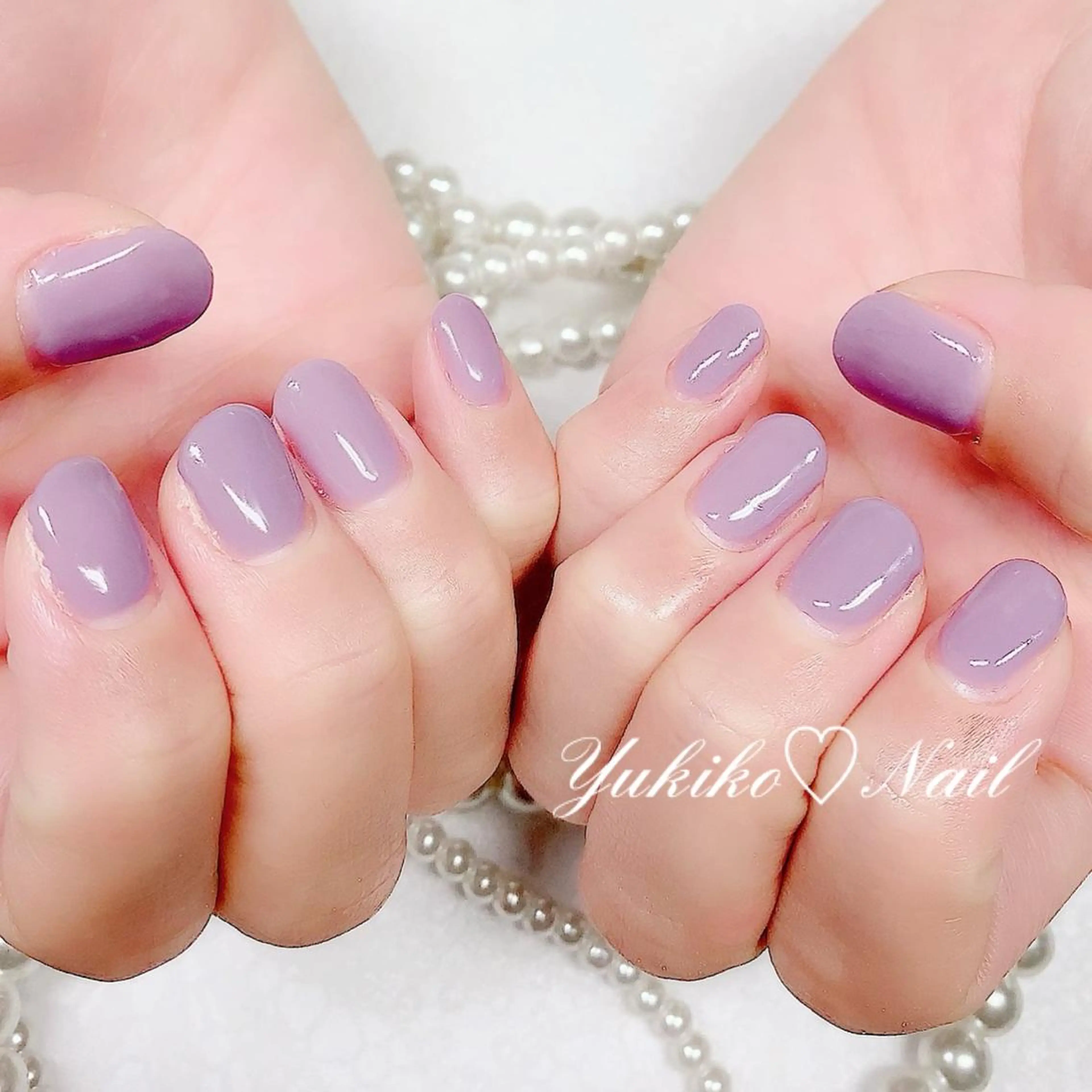 ネイル ワンカラーネイル ハンドネイル ユキコ ネイルのネイルデザイン