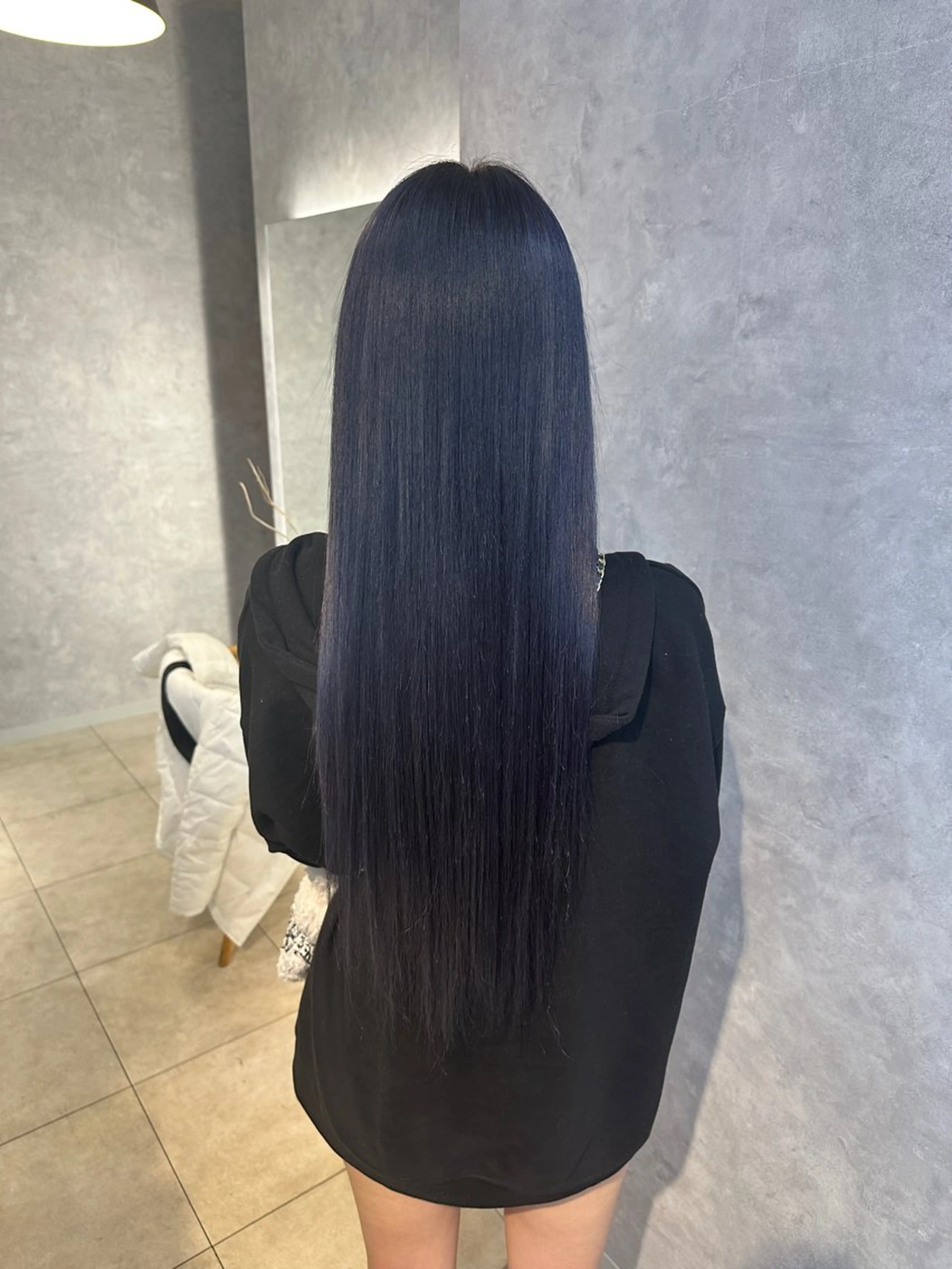 ロング カラー 渡邊 理央のヘアスタイル