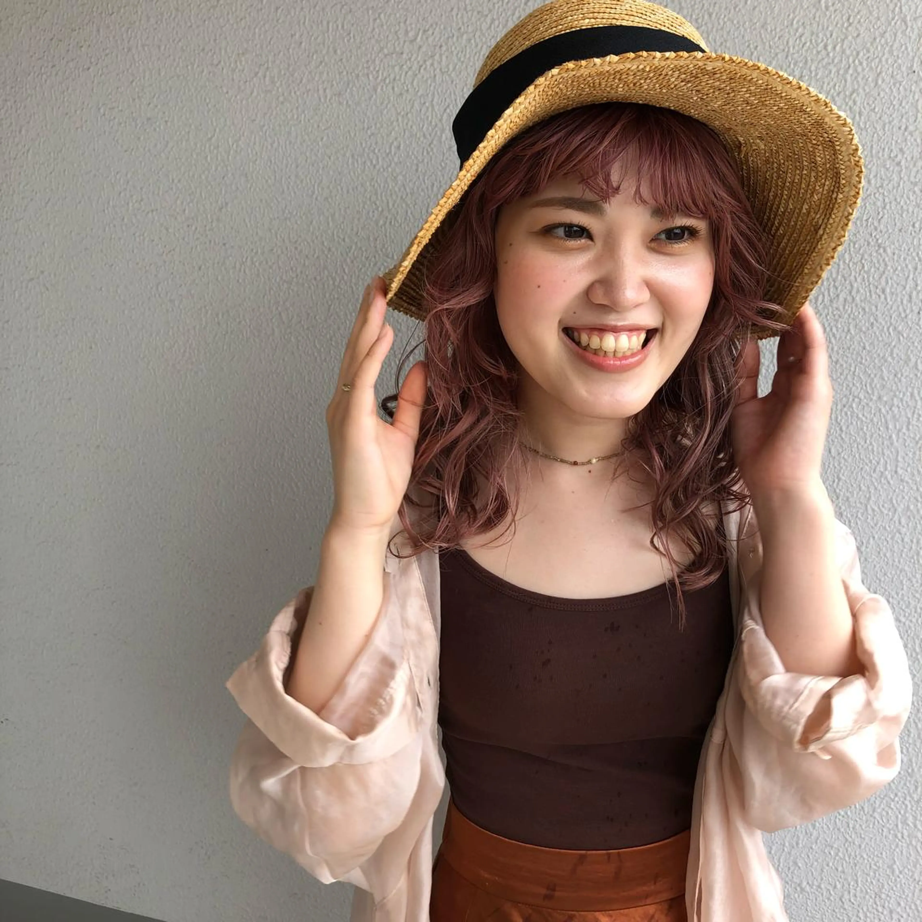 ミディアム カラー パーマ ヘアアレンジ メンズ キッズ ネイル マツエク・マツパ 🫧垢抜けヘア🫧 SHIORIのヘアスタイル