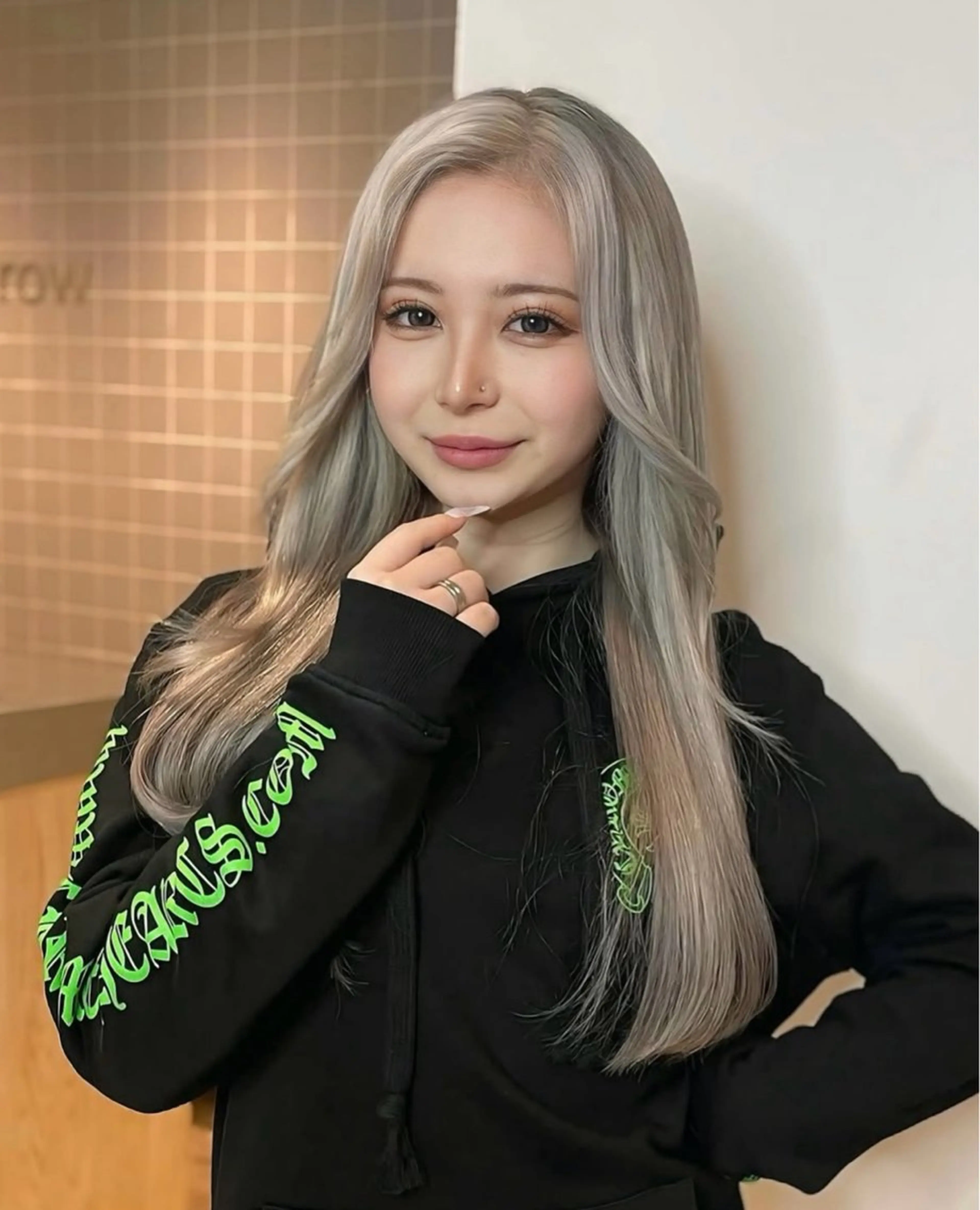 ❤️🔥✨プルエクステつけたまま艶カラー❤️🔥+オッジィオットエクステ専用トリートメント🫧✨の写真