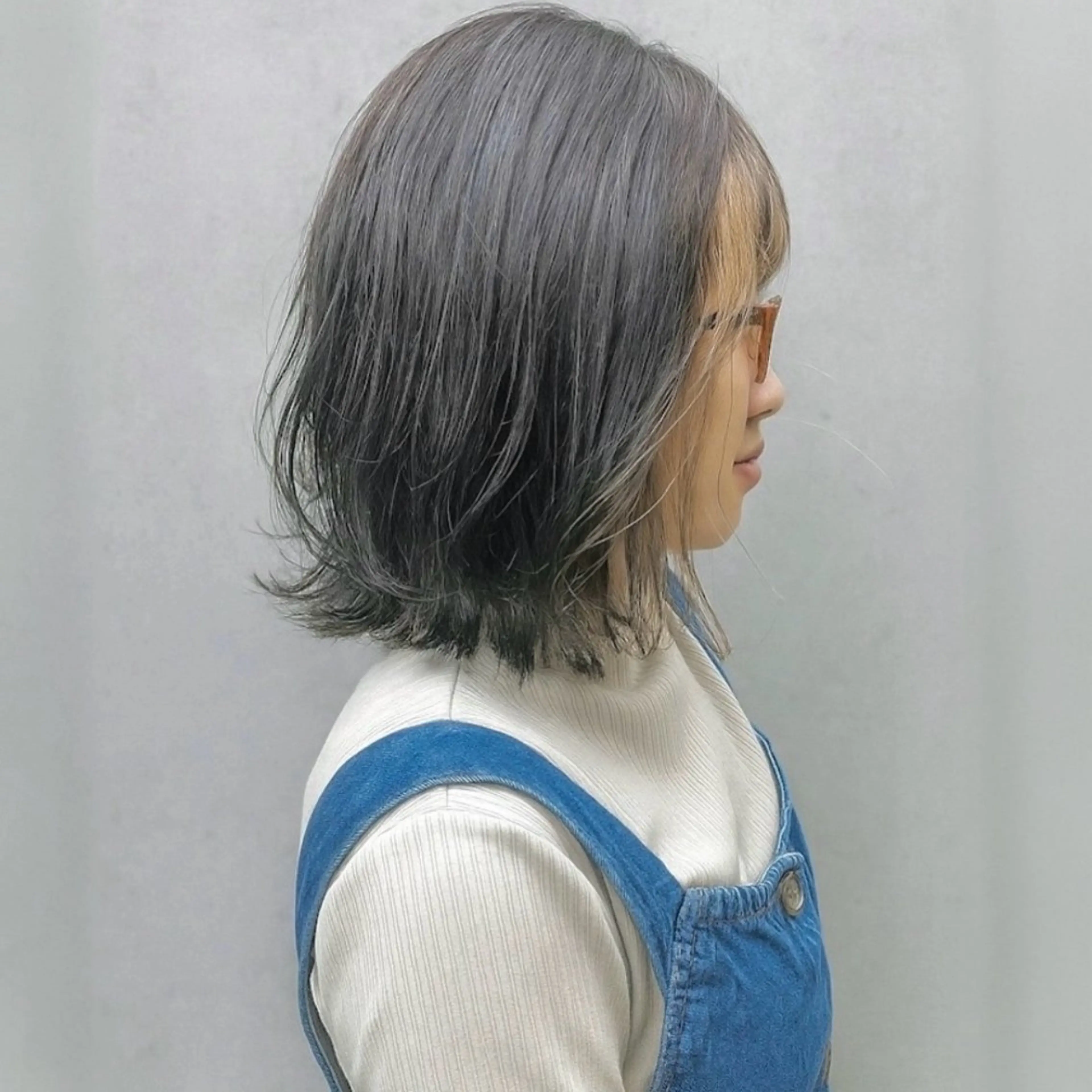 ショート カラー ボブ カット ヘアカラー トリートメント 清水優/ボブ /レイヤーボブのヘアスタイル