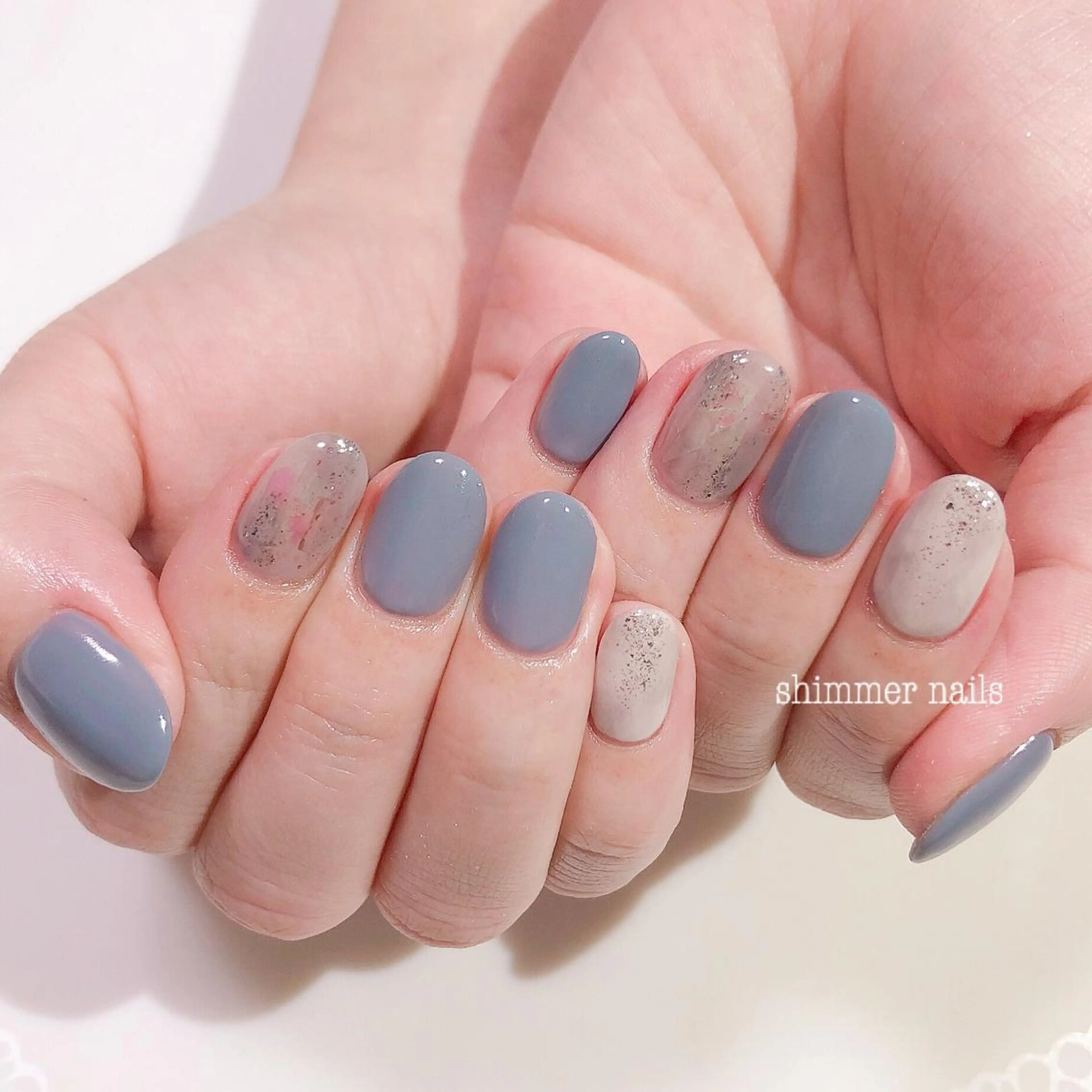 ネイル 持ち込み shimmer nailsのネイルデザイン