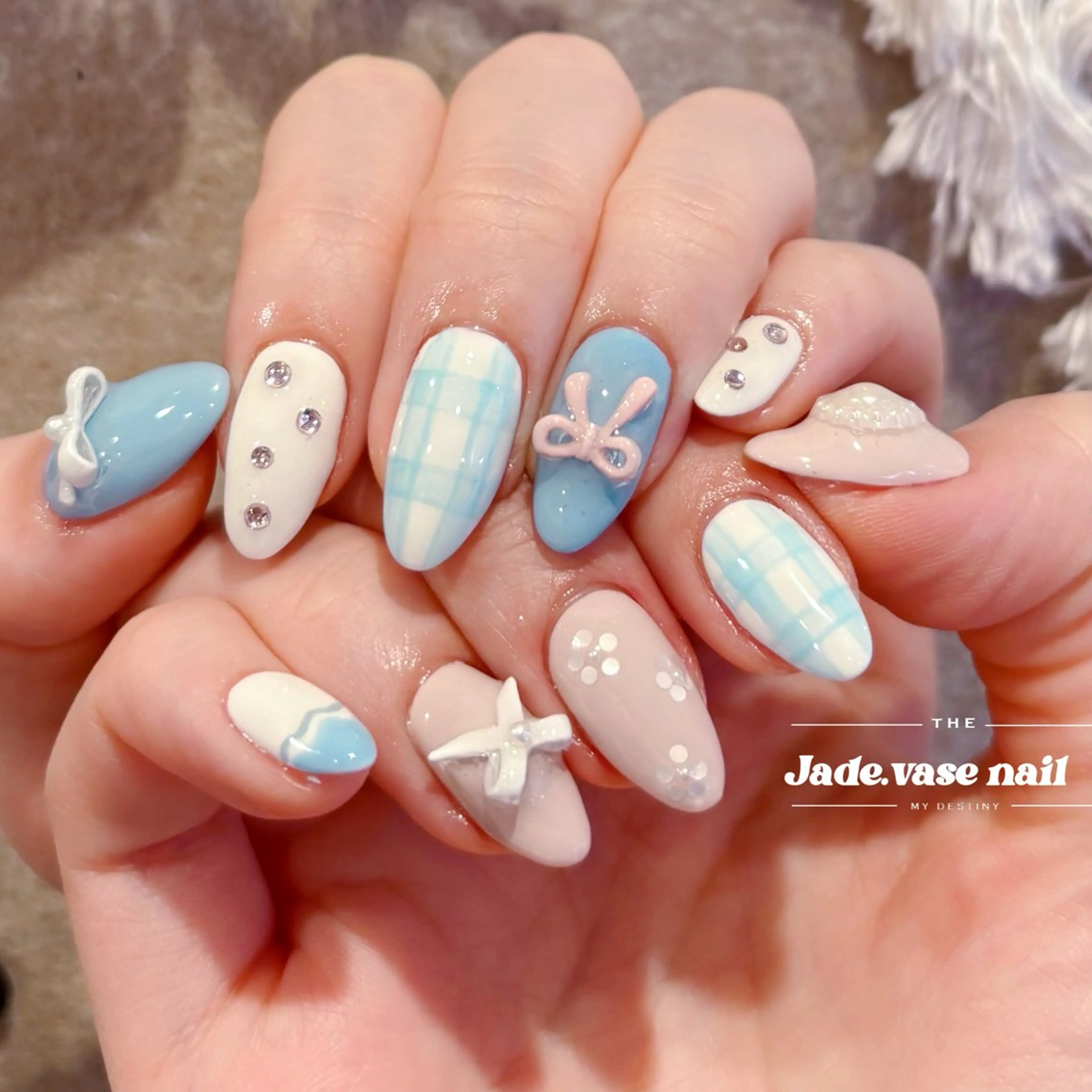 ネイル ハンドネイル ハンドケア ✰Jade.vase 银座のネイルデザイン
