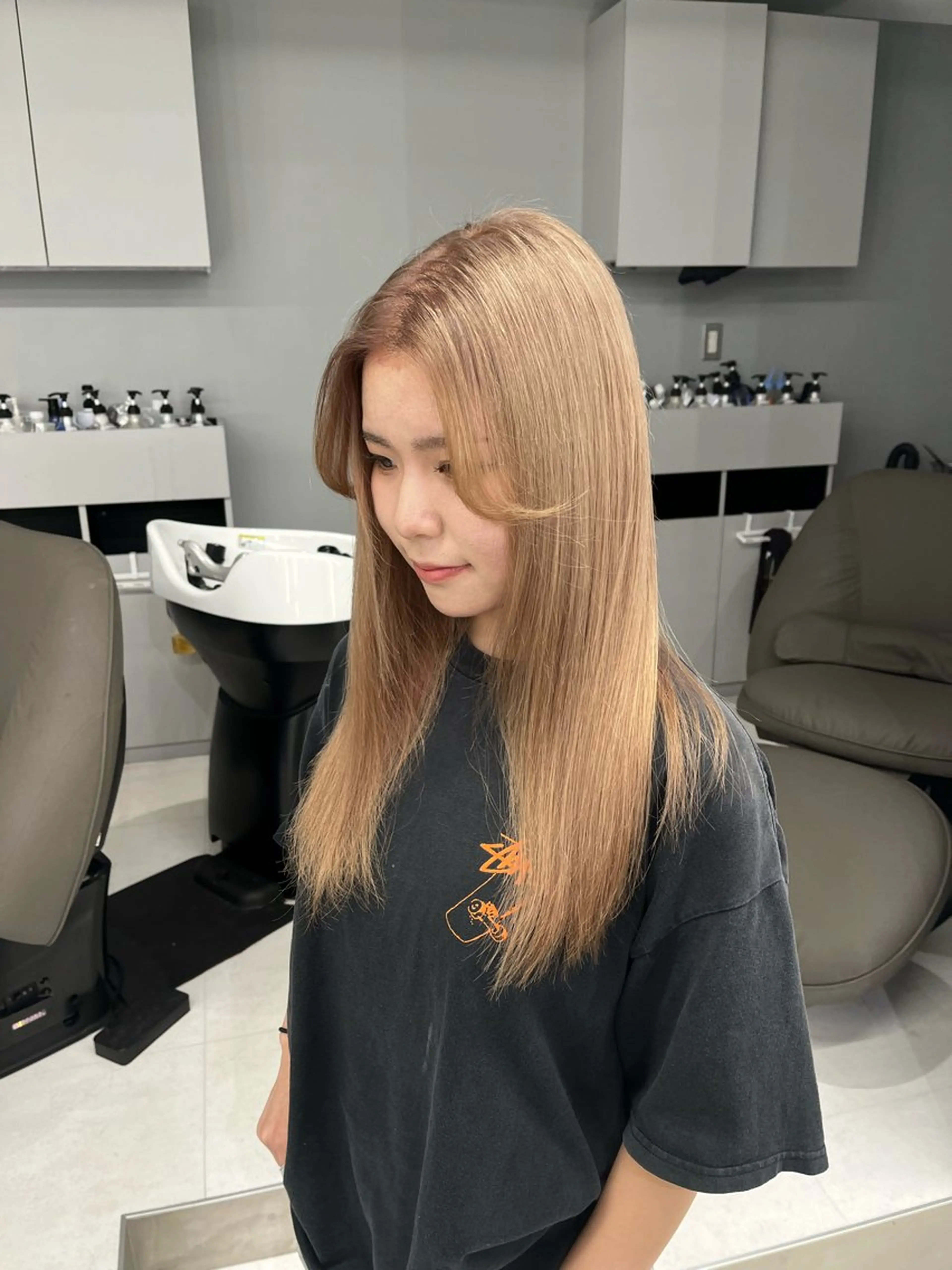 カラー ハイトーン職人 ♡中島凱人のヘアスタイル