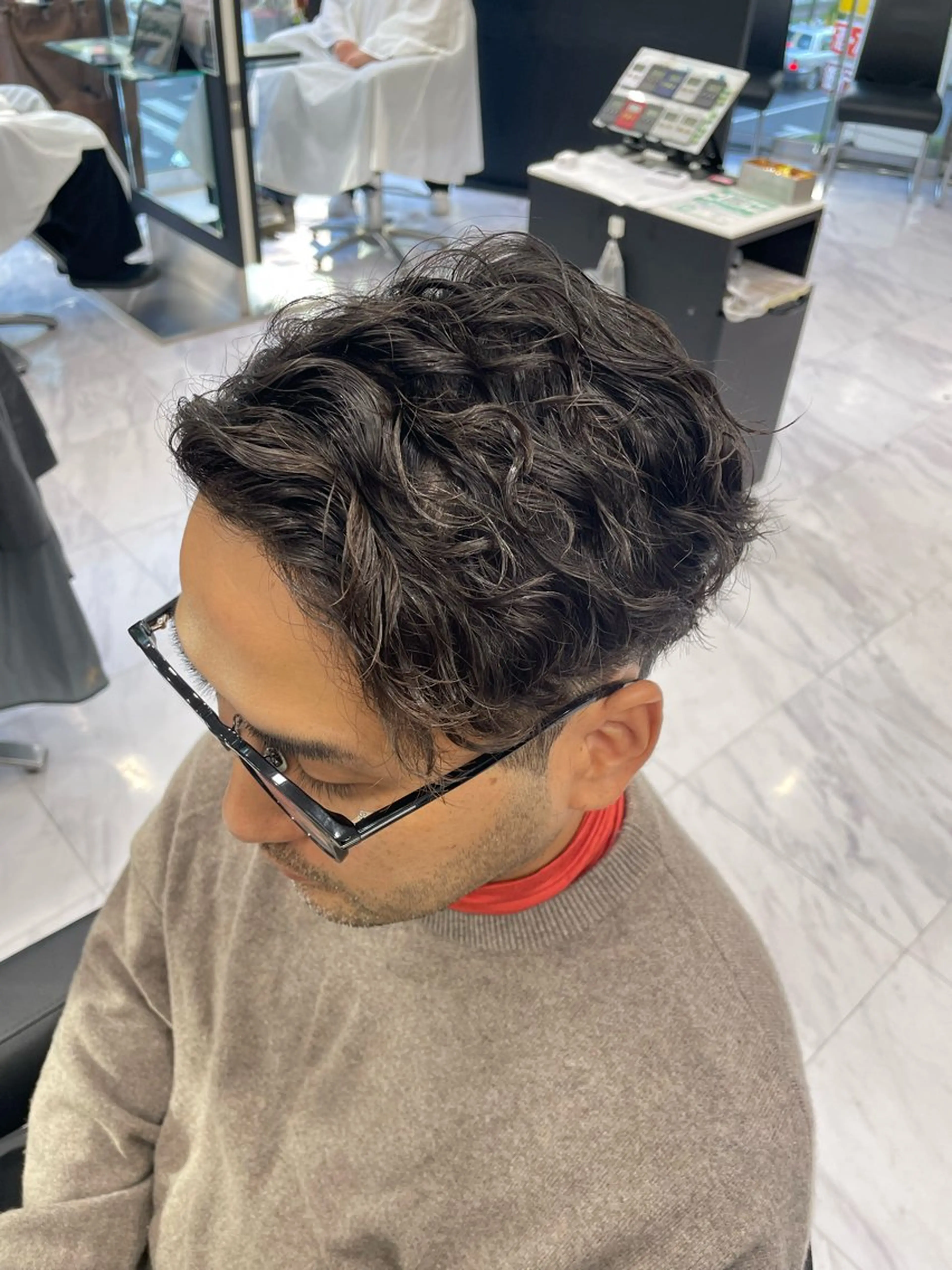 パーマ メンズ メンズパーマ デート スパイラルパーマ 🍒KUMAGAI 🍒のヘアスタイル