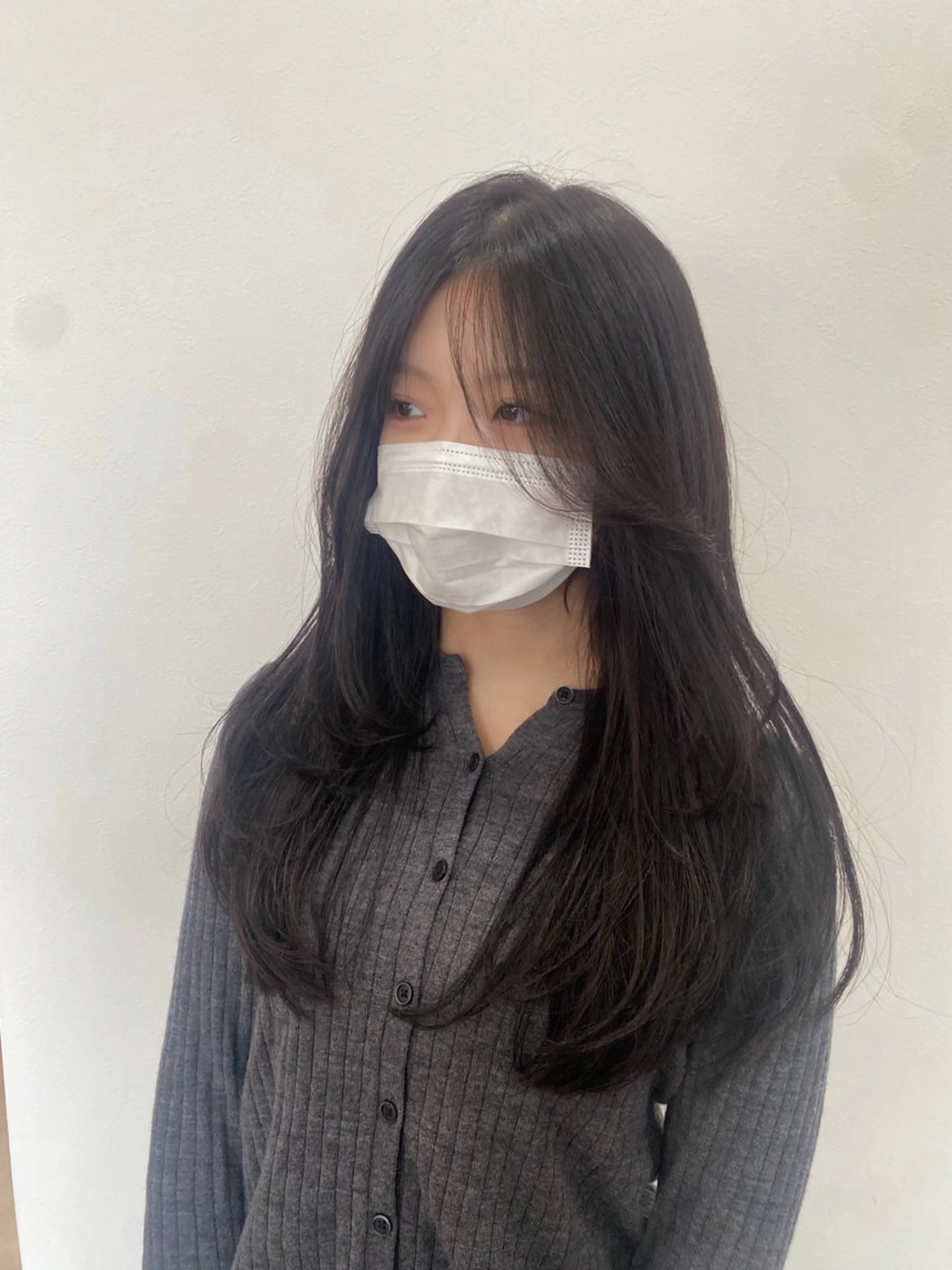 ロング レイヤーカット 韓国風hair💕 Kanonのヘアスタイル
