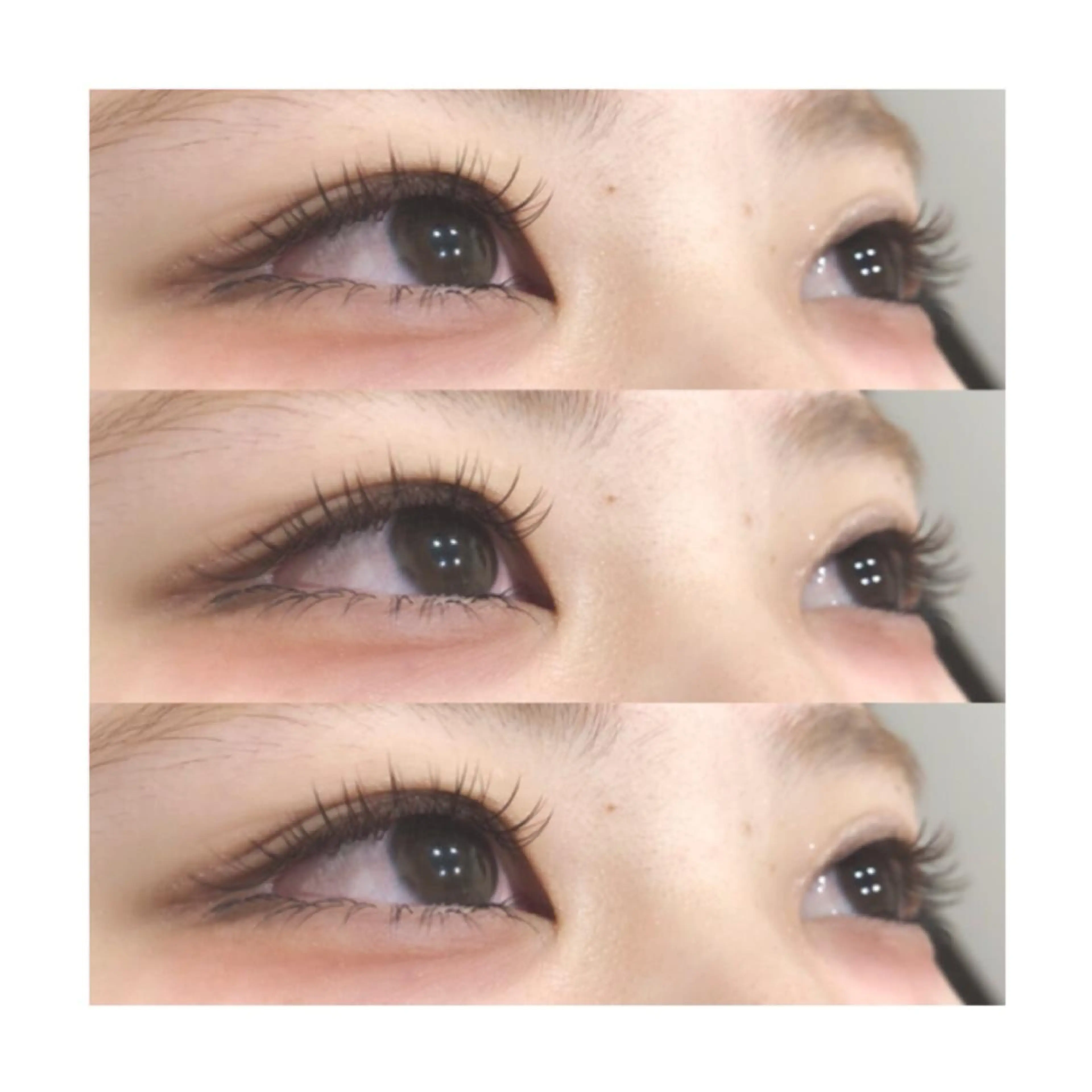 マツエク・マツパ カラーマツエク Jカール 目尻長め 下まつげエクステ マツエク Nana .のマツエク・マツパデザイン