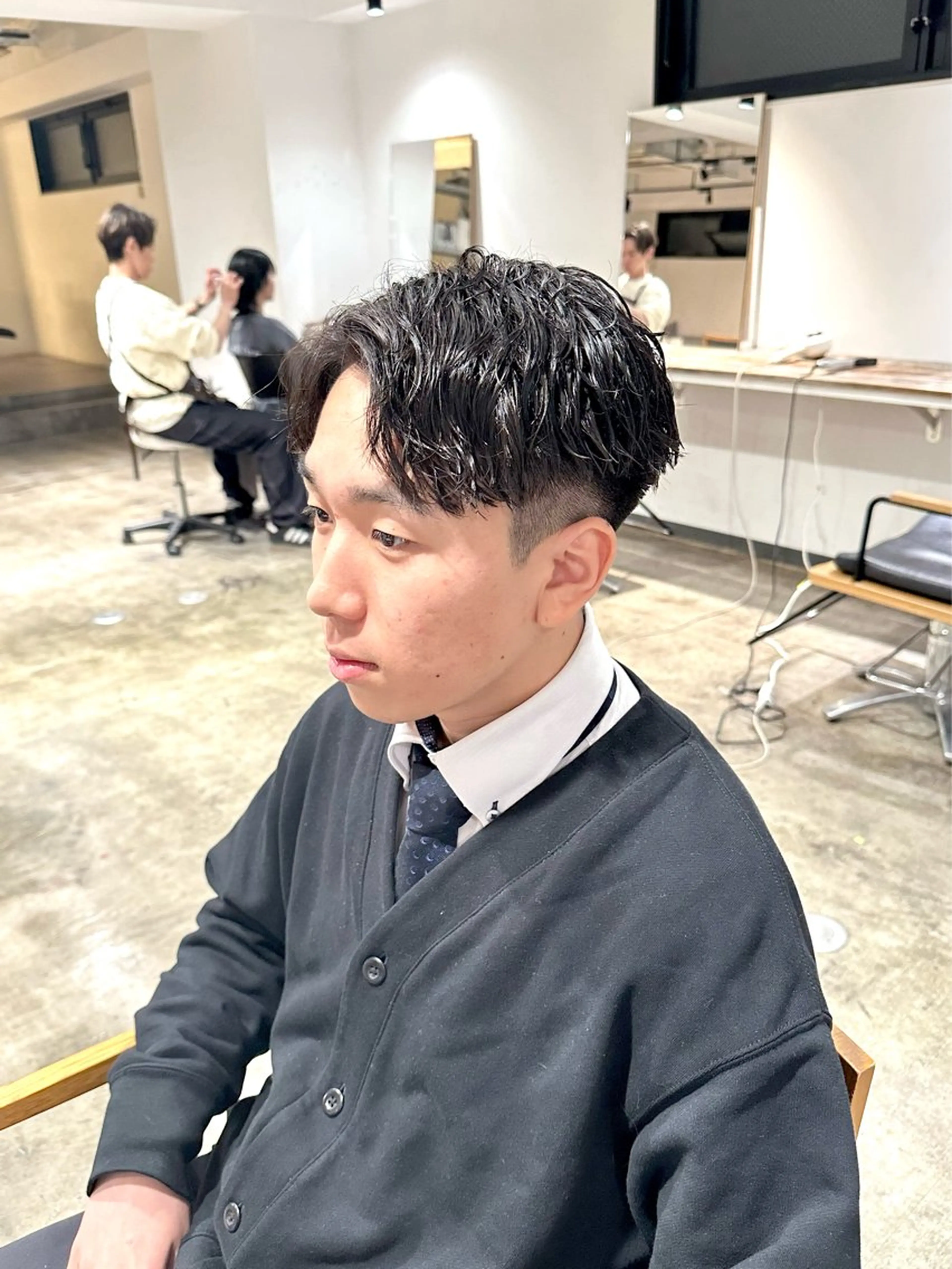 メンズ ビジネス フェードカット 刈り上げ カット 骨格補正施術/メンズ 専門美容師/YUYAのヘアスタイル