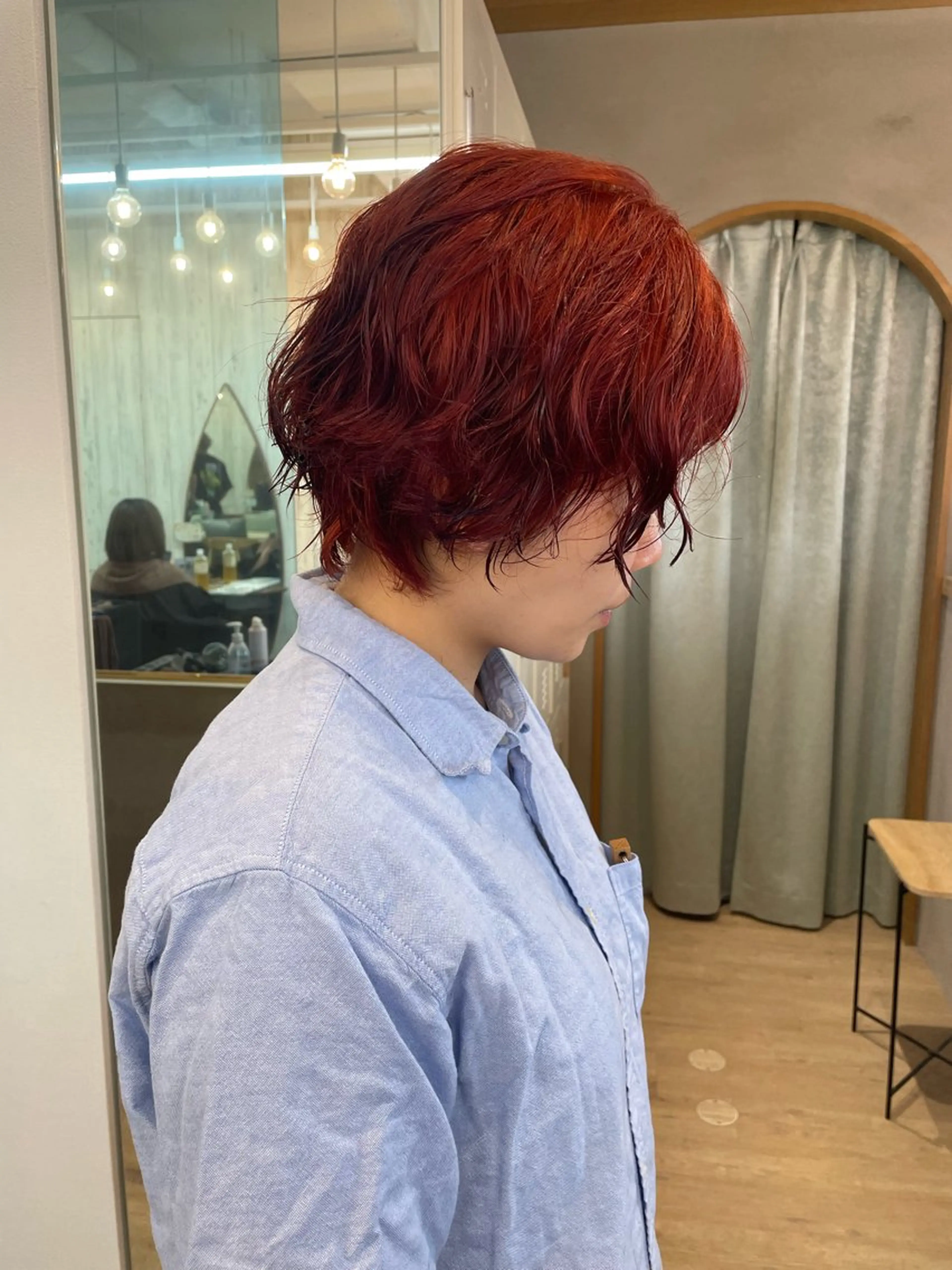 ショート ヘアカラー オリーブベージュ/シ ョートボブたまき🧡のヘアスタイル