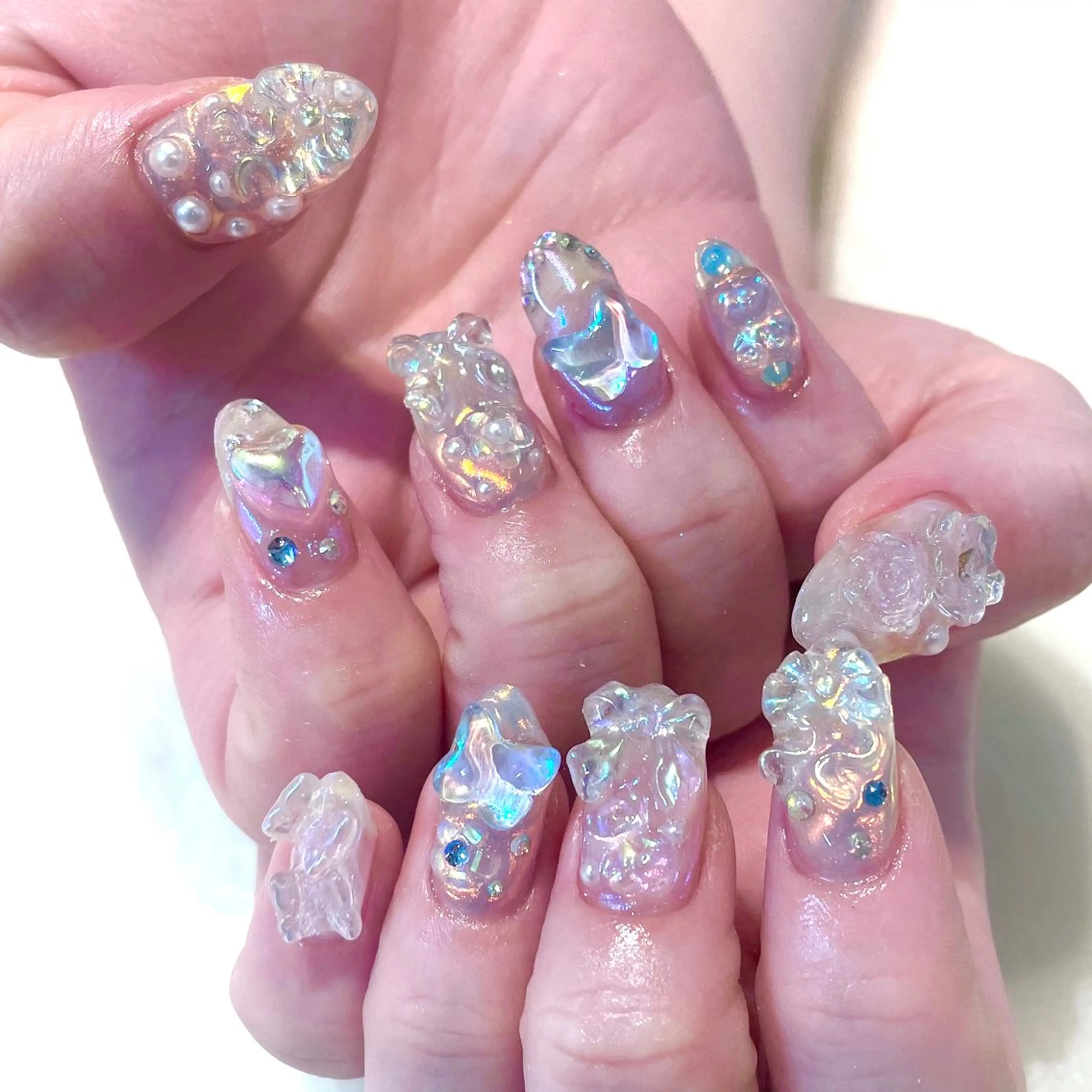 ネイル ハンドネイル 新井 ひなののネイルデザイン