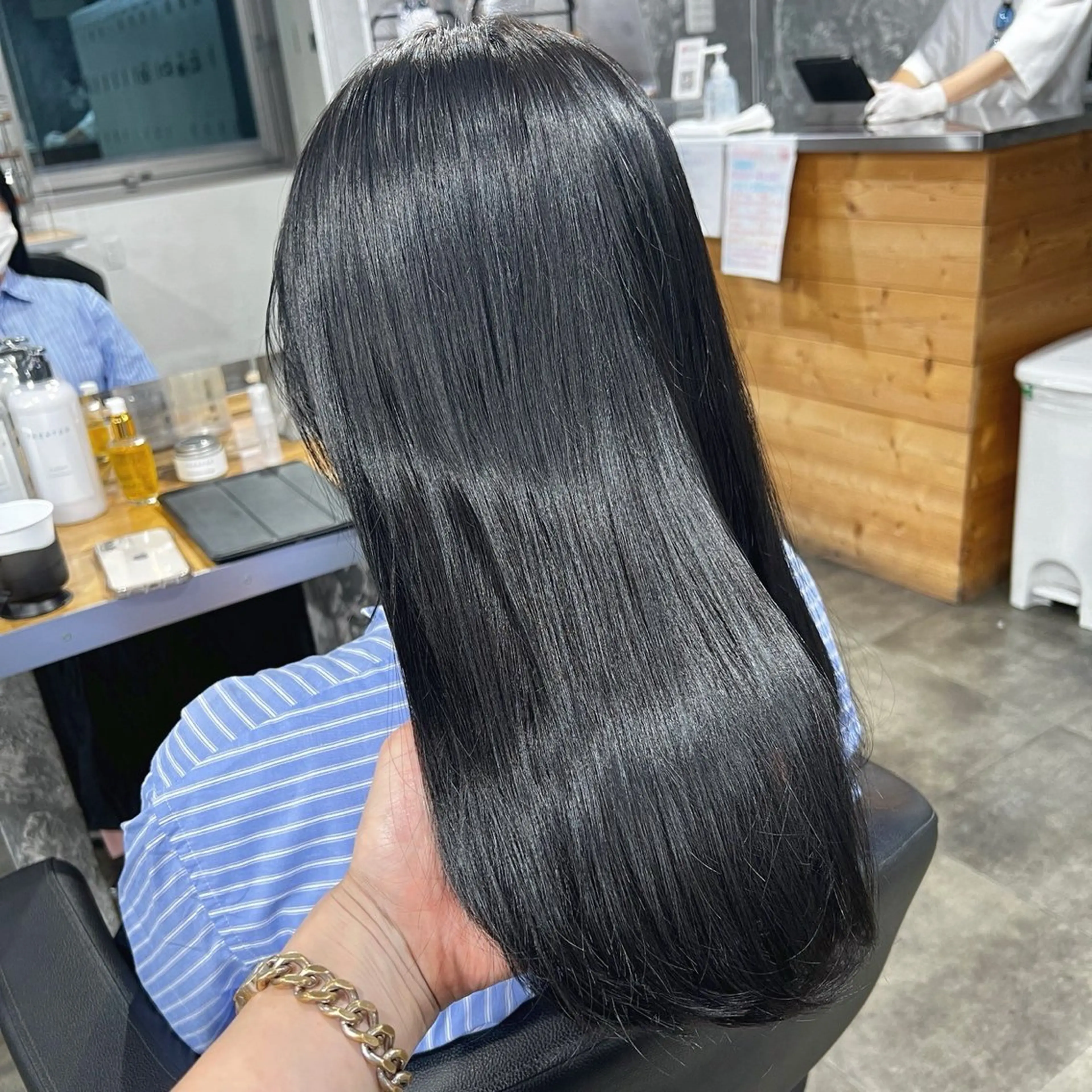 ミディアム カラー 🟦ニュアンス/メン ズパーマ横浜🟦のヘアスタイル