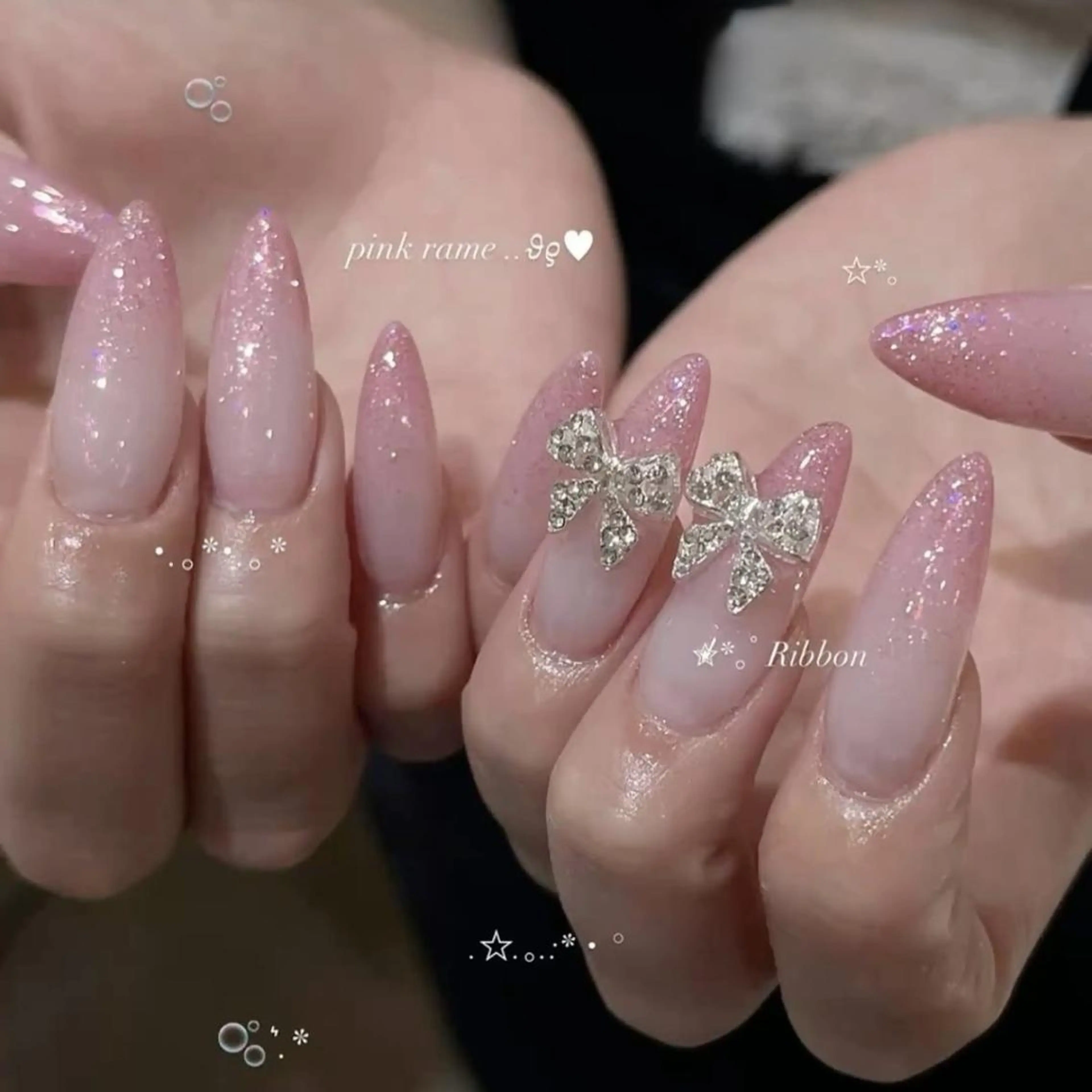 ネイル 長さ出し フレンチネイル グラデーション 卒業式 マグネットネイル Sora nail 長さ出し専門店のネイルデザイン