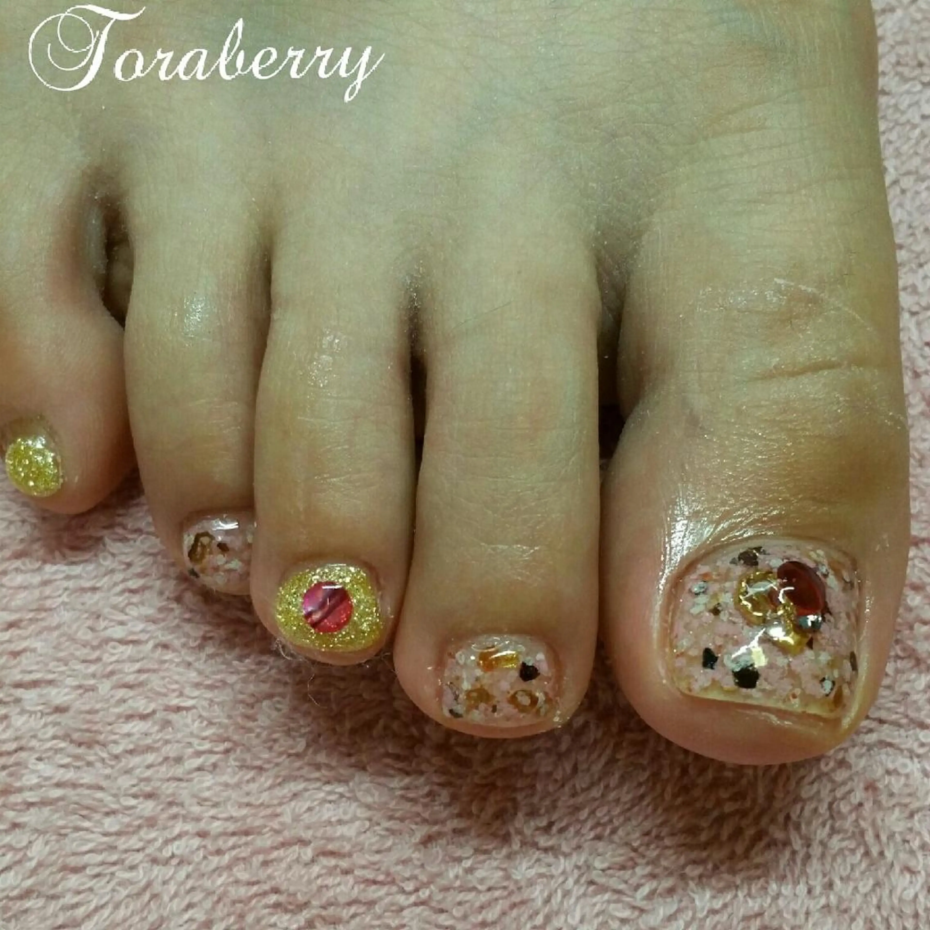 ネイル フットネイル シンプルネイル ネイリスト なつみのネイルデザイン