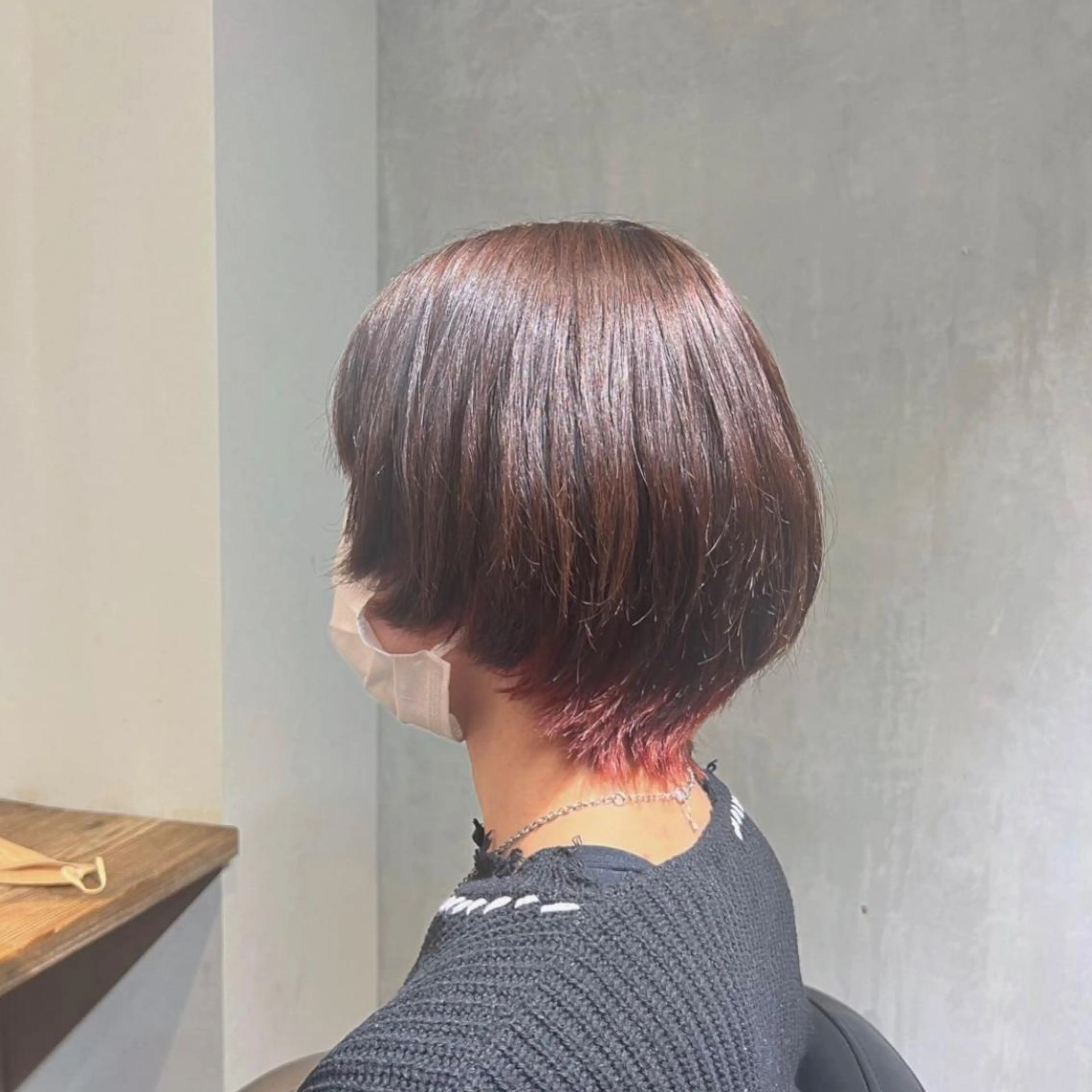 ショート カラー ヘアアレンジ メンズ マッシュウルフ マッシュ メンズウルフカット ウルフカット ‎🤍透明感カラー︎ ‎🤍YUURI🤍のヘアスタイル