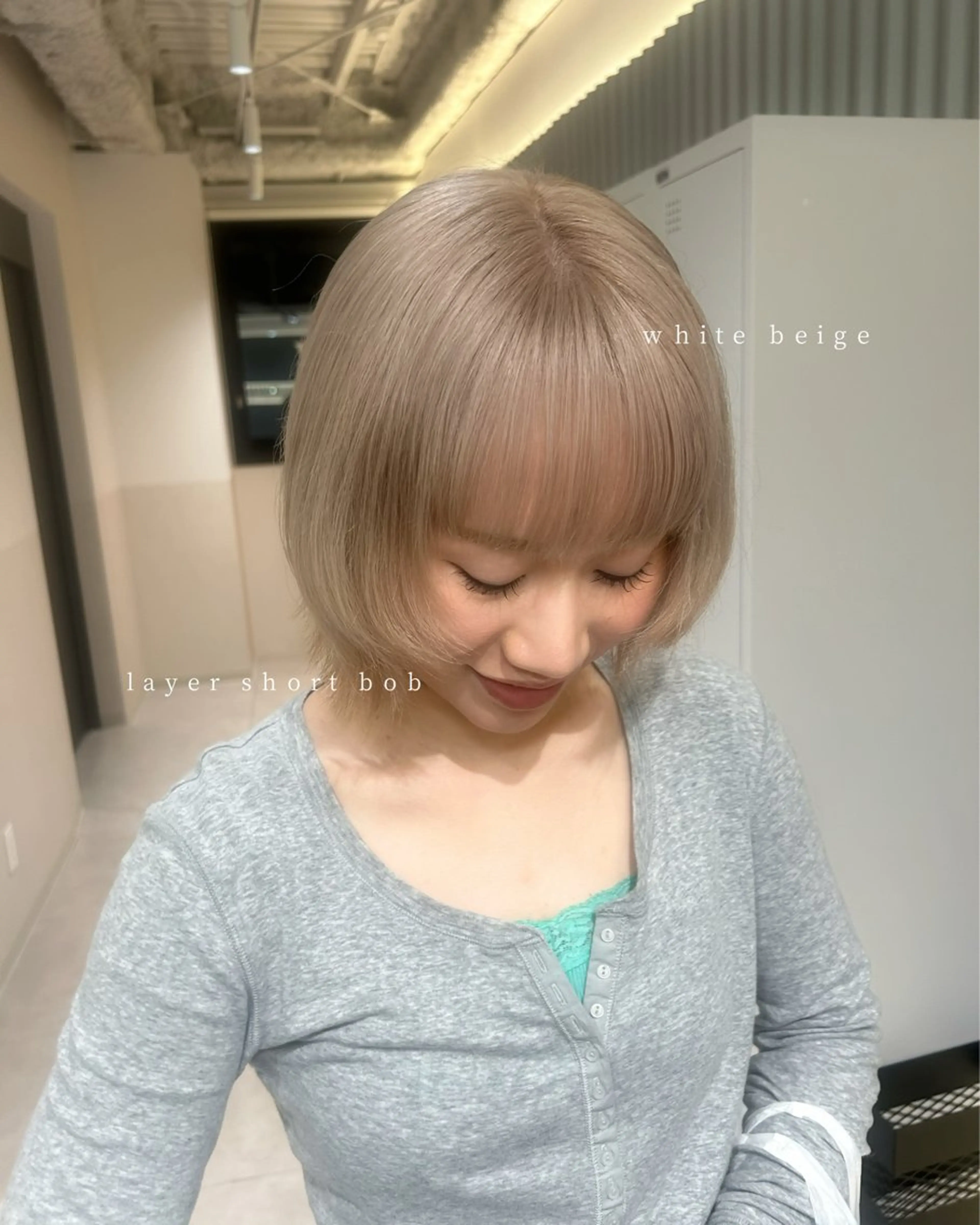 【ミニモ学割】♡👩‍🎓カット+透明感ケアブリーチダブルカラー👩‍🎓♡の写真