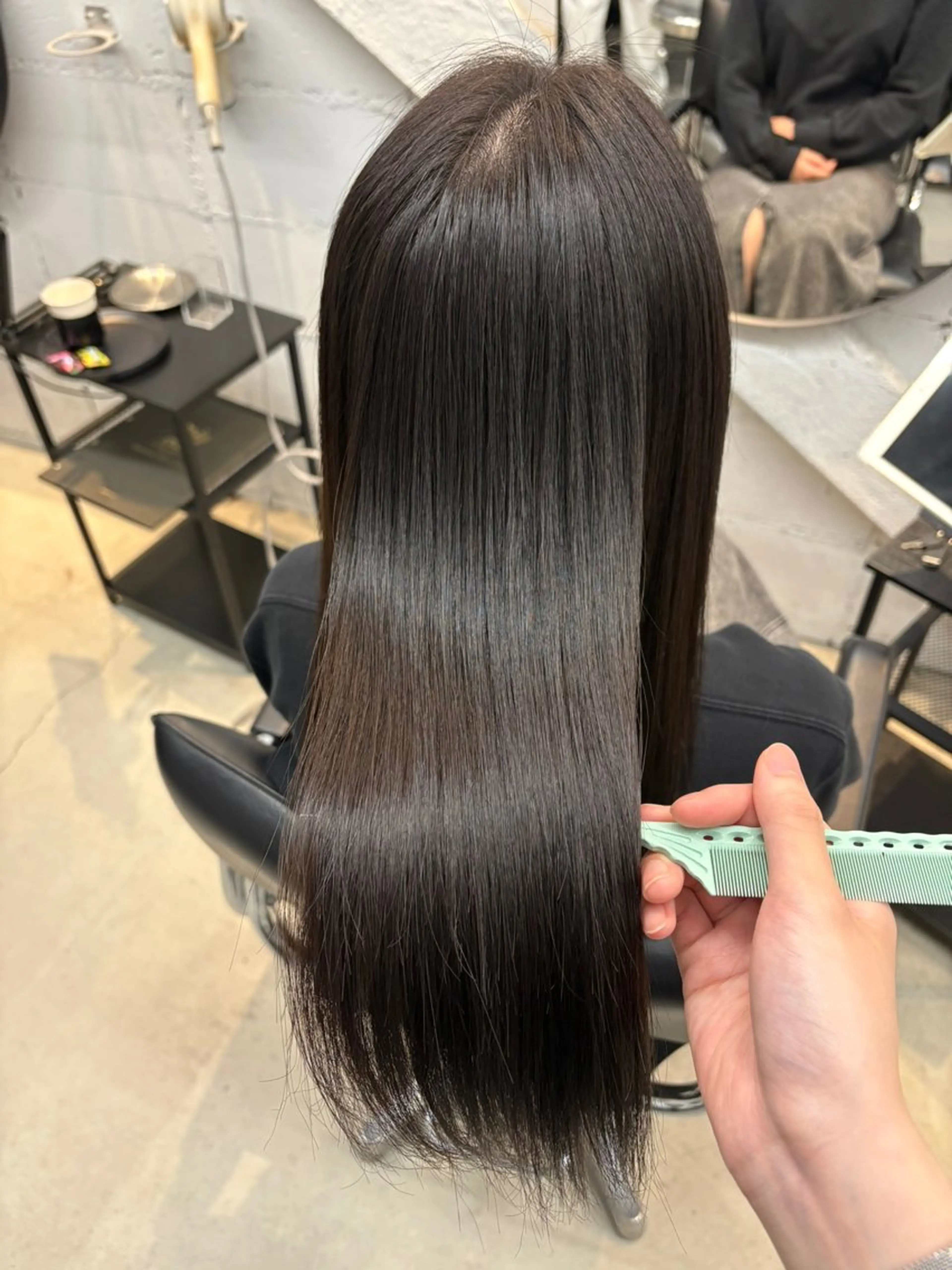 ロング 縮毛矯正 haku所属・haku【津久野店】 ERIKAのヘアスタイル