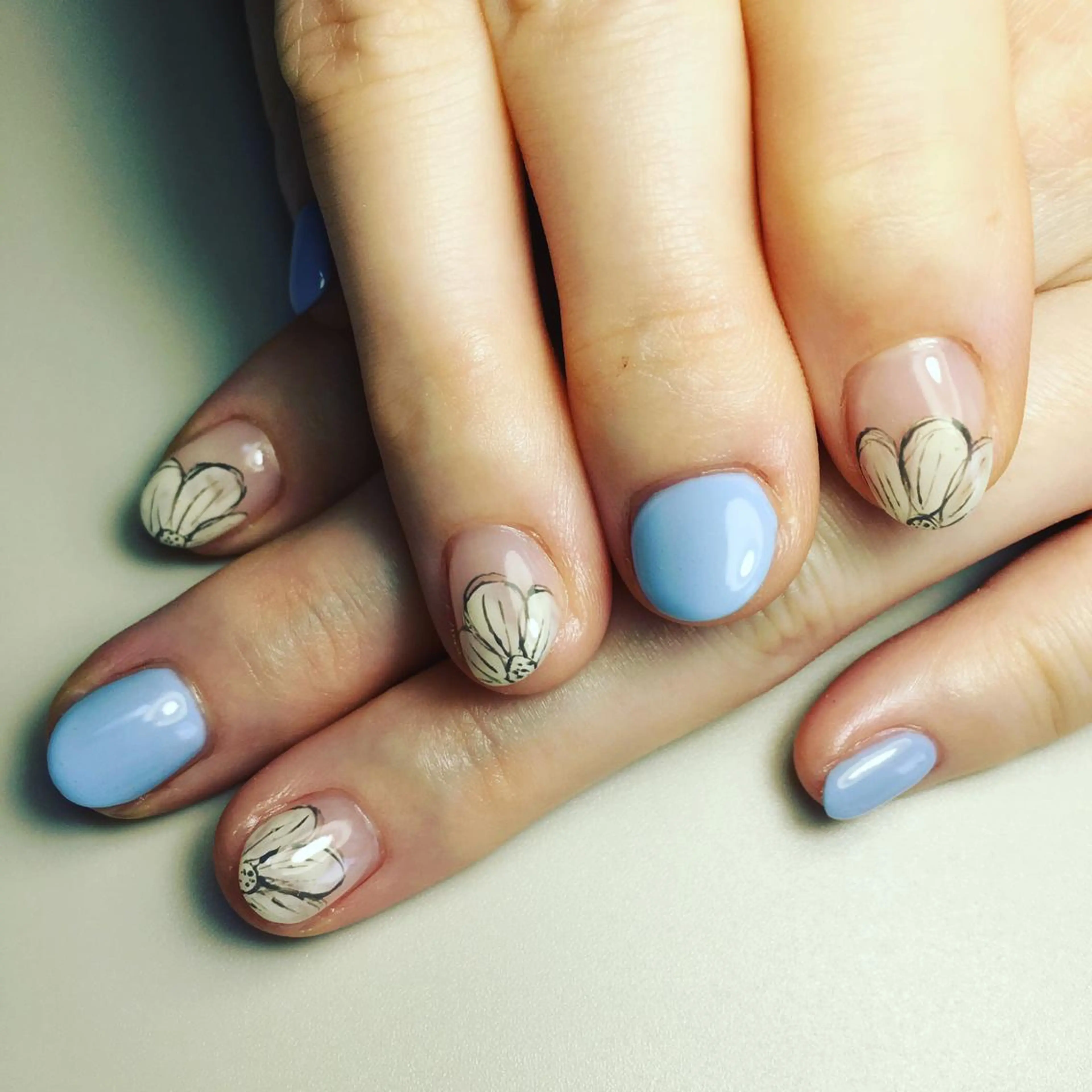 ネイル アートネイル フラワーネイル kipinail 川﨑えりかのネイルデザイン