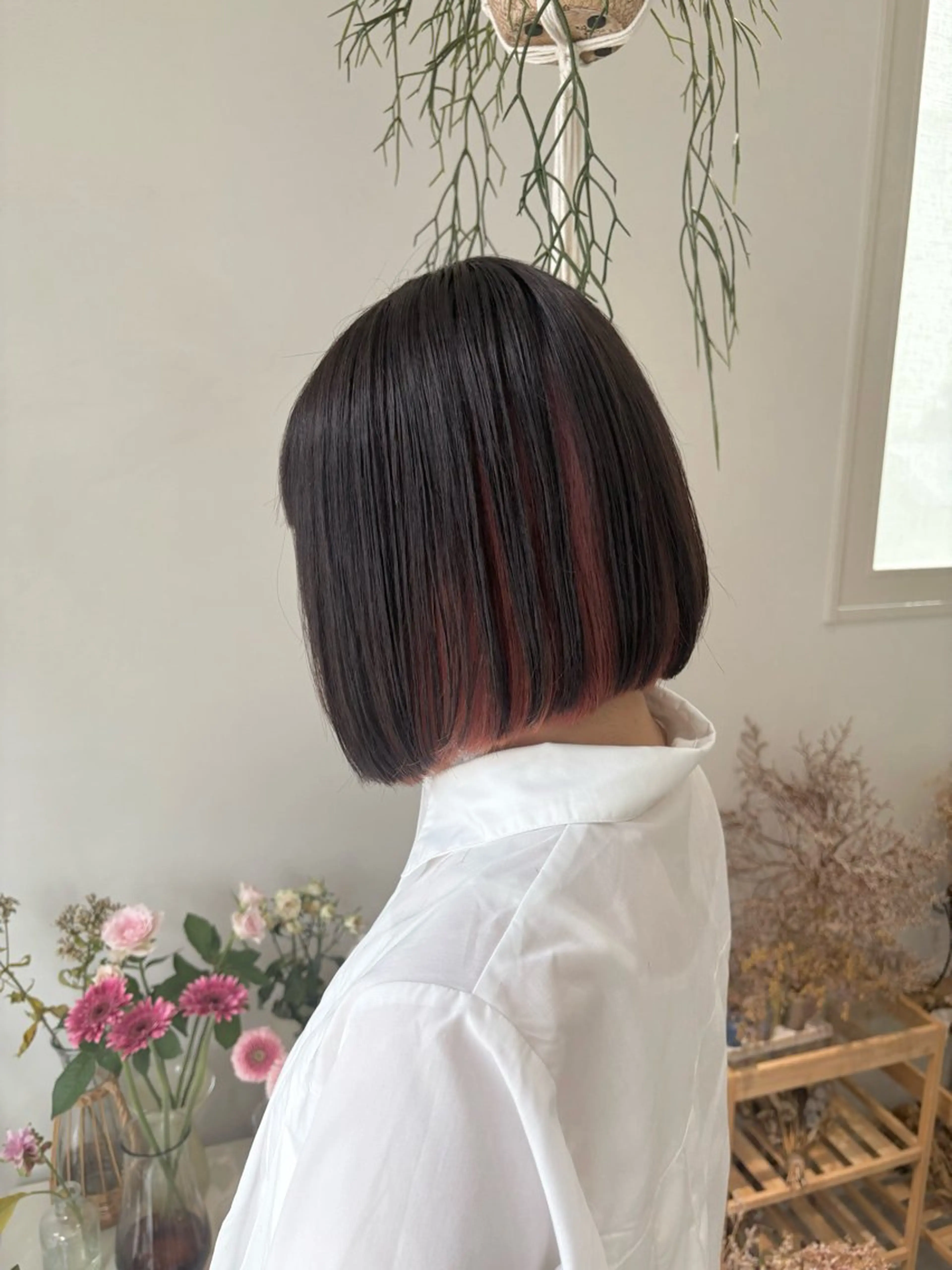 カラー インナーカラー カット ヘアカラー トリートメント 🪻花屋併設🪻秀島 有紀のヘアスタイル