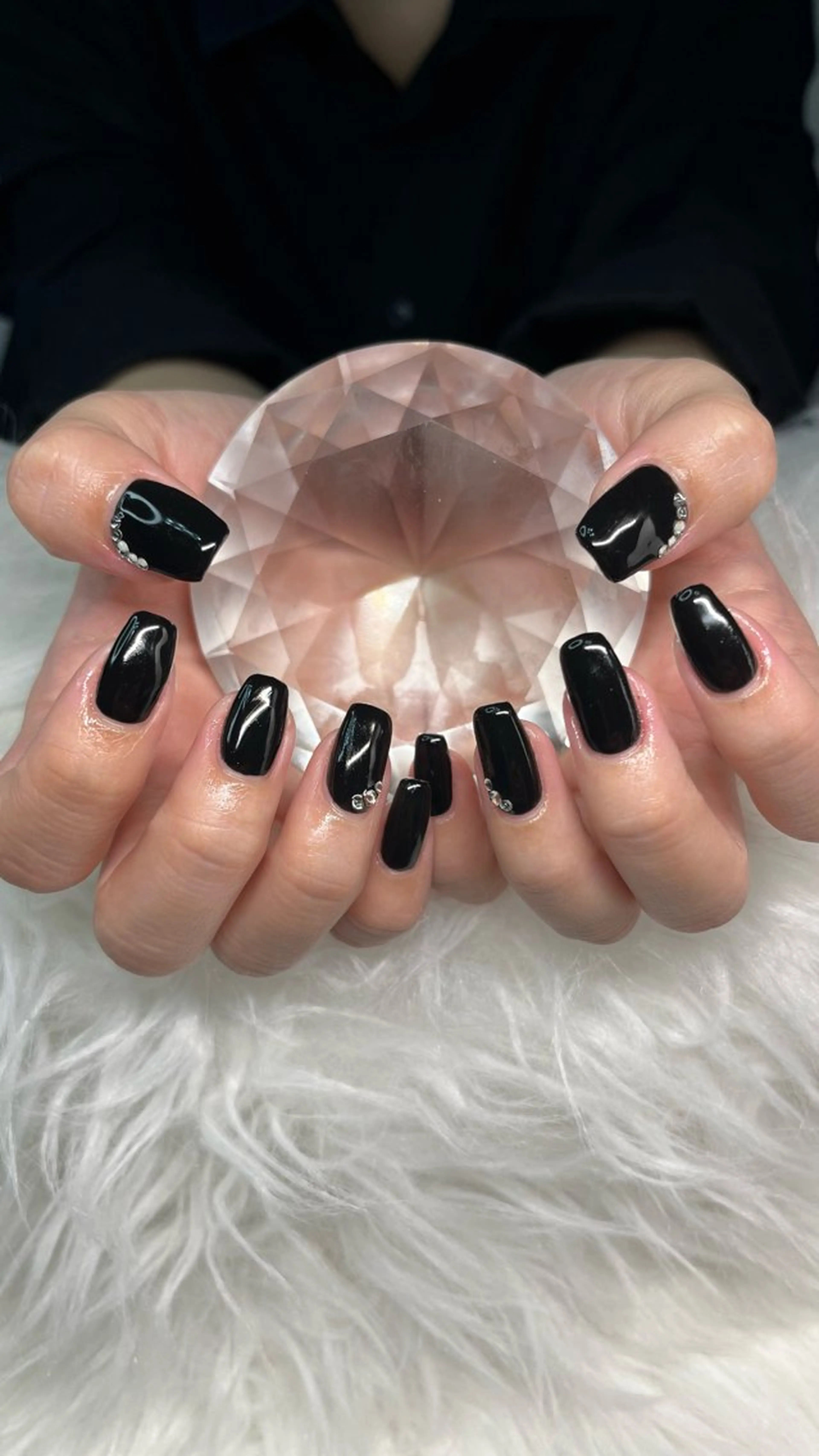 ネイル アートネイル マグネットネイル ニュアンスネイル ワンカラーネイル シンプルネイル ハンドネイル プライベートサロン N's Nailのネイルデザイン