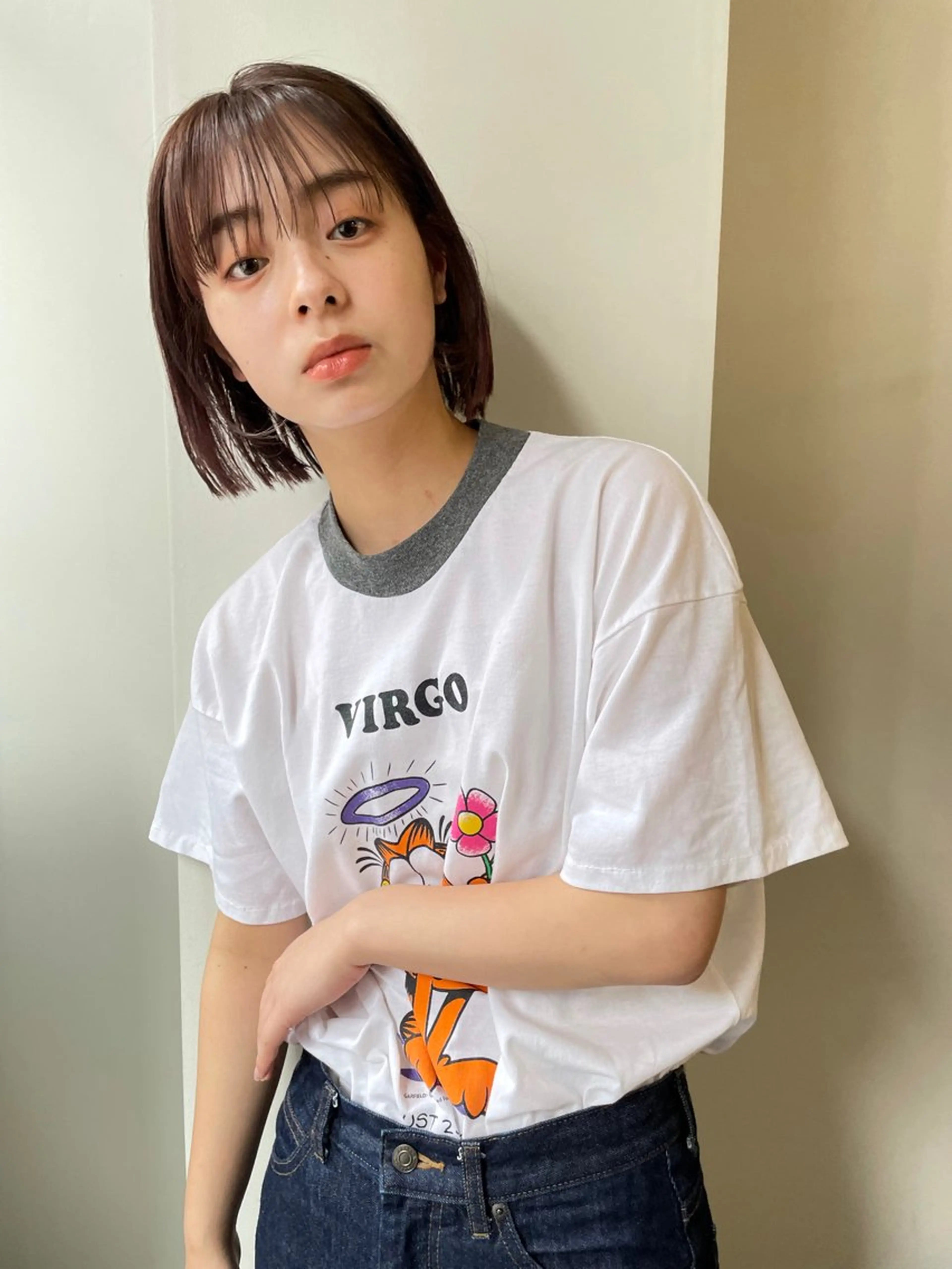 似合わせカット＋うる艶ストレートパーマ＋カラー＋Aujuaトリートメントの写真