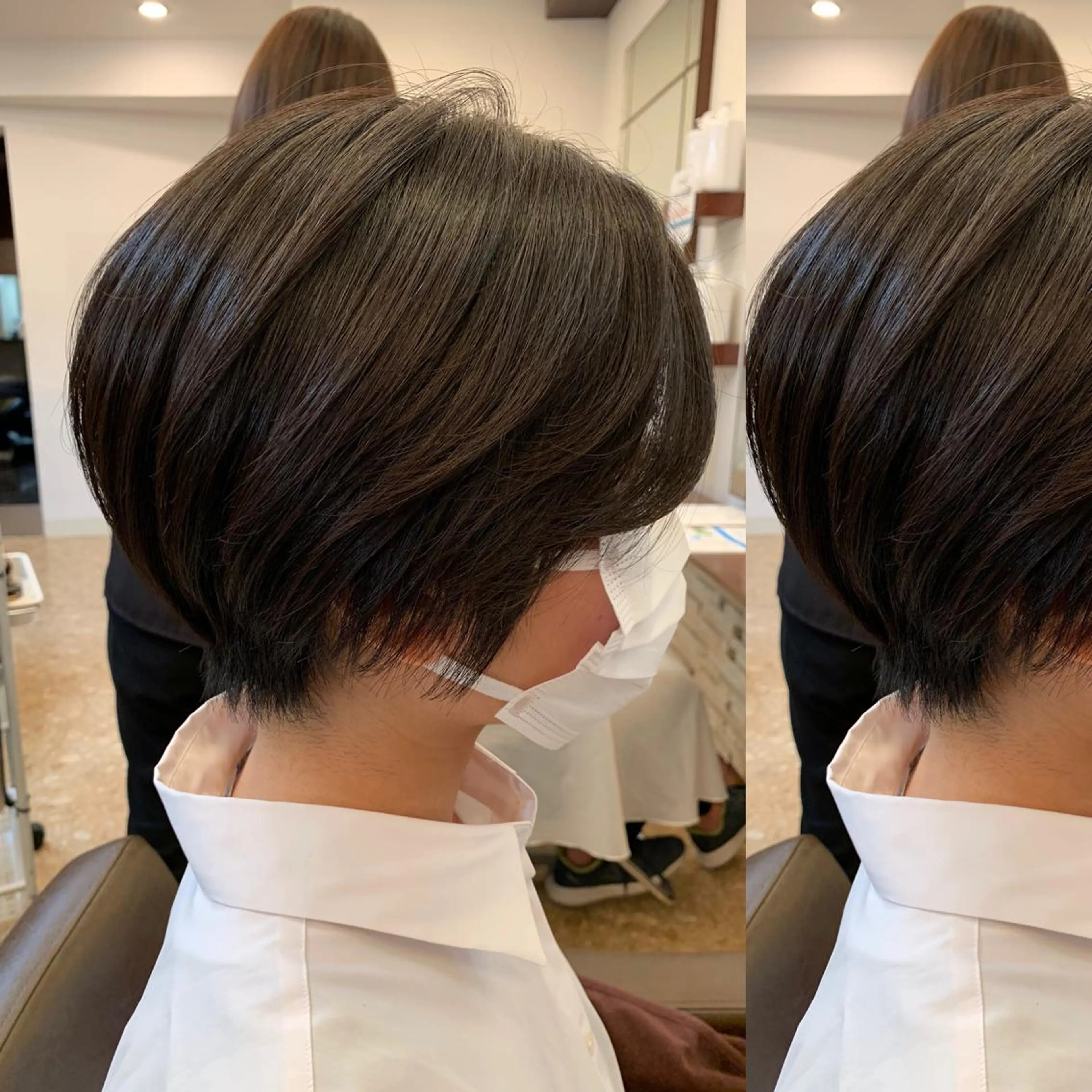 ショート パーマ 三ツ井凌 【ヘアケアサロン】のヘアスタイル