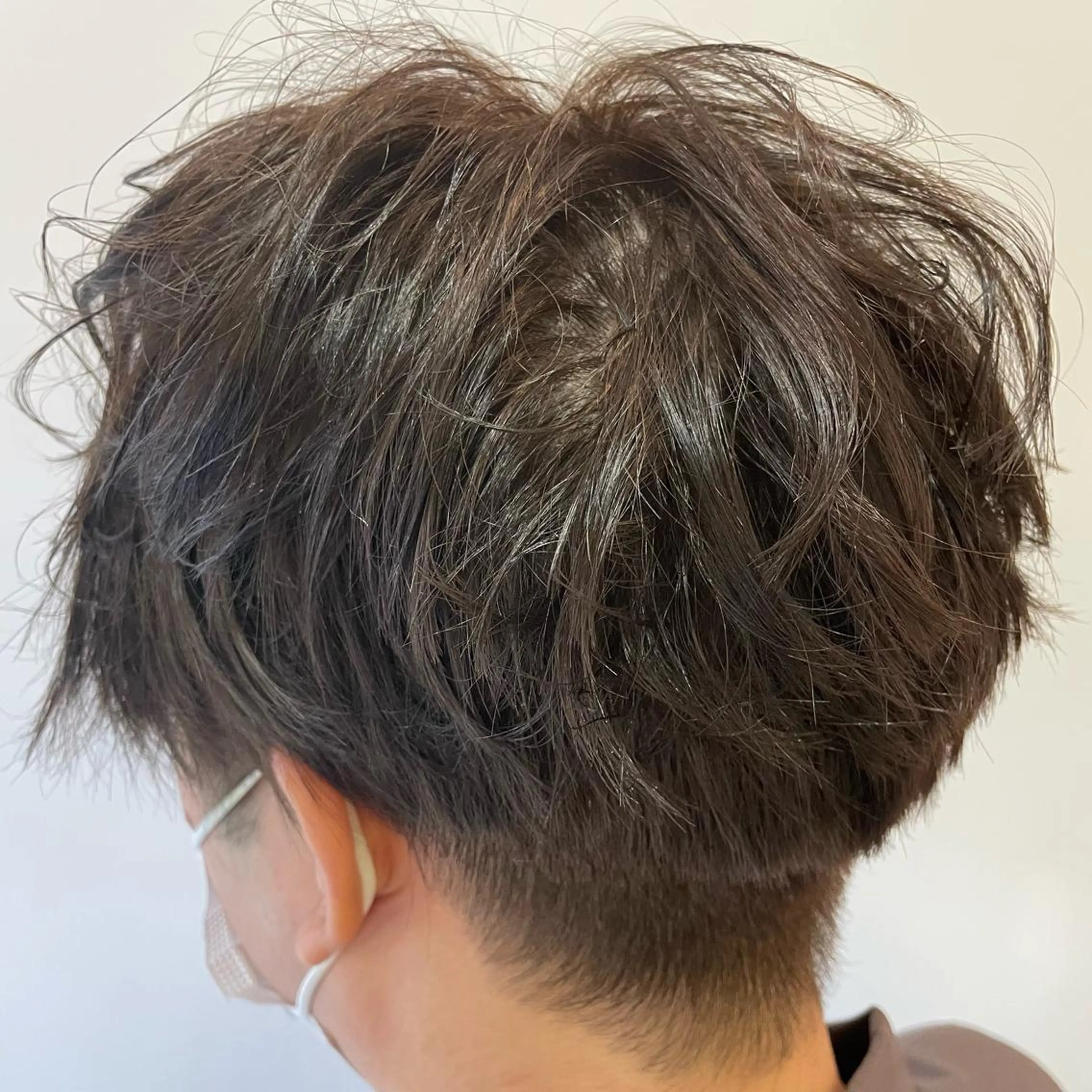 カラー メンズ アッシュ 🫧うる艶ナチュラル Ayana🫧のヘアスタイル