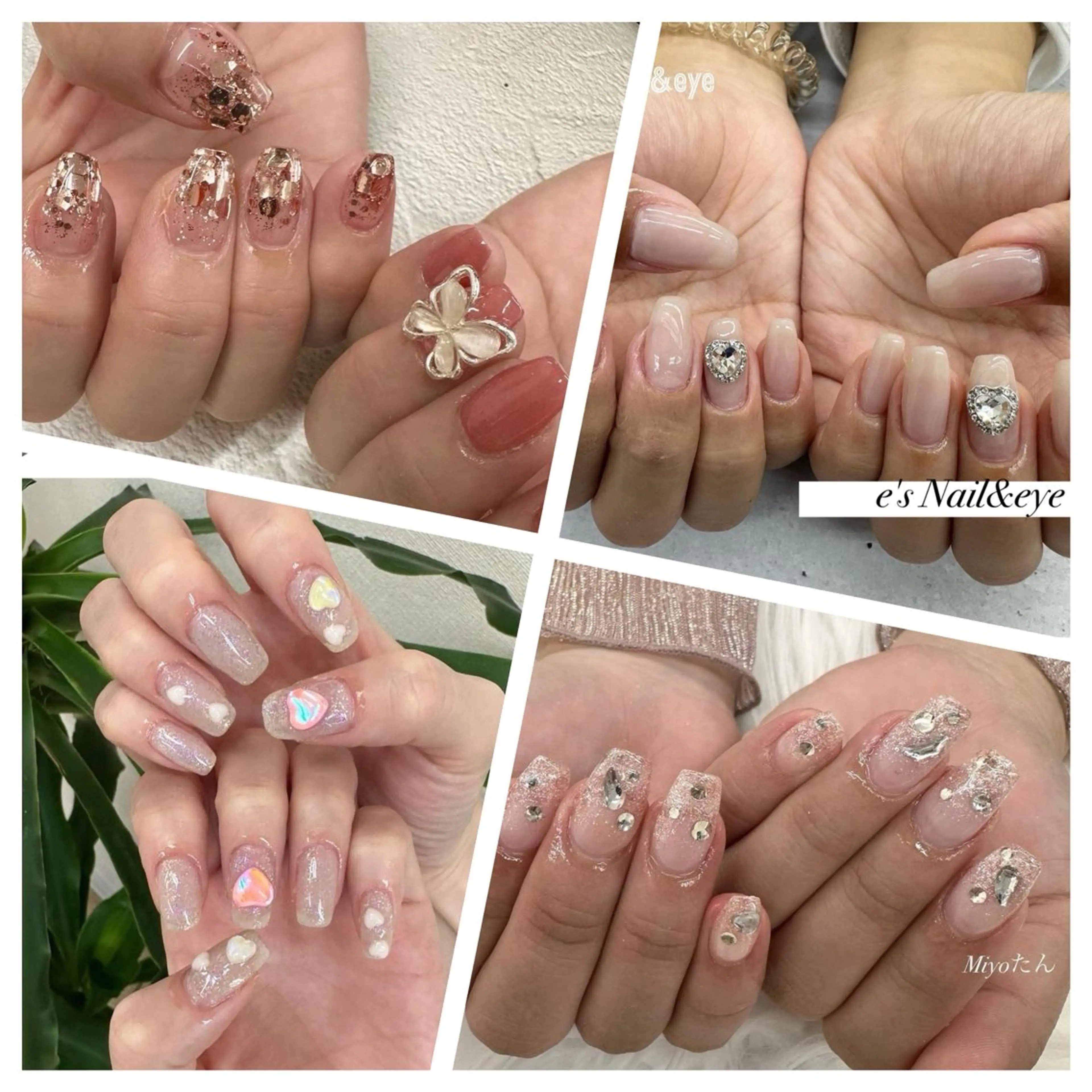 【オフなしのお客様】Jr.ネイリスト限定!ワンカラーorラメグラにストーン10粒まで¥3000の写真