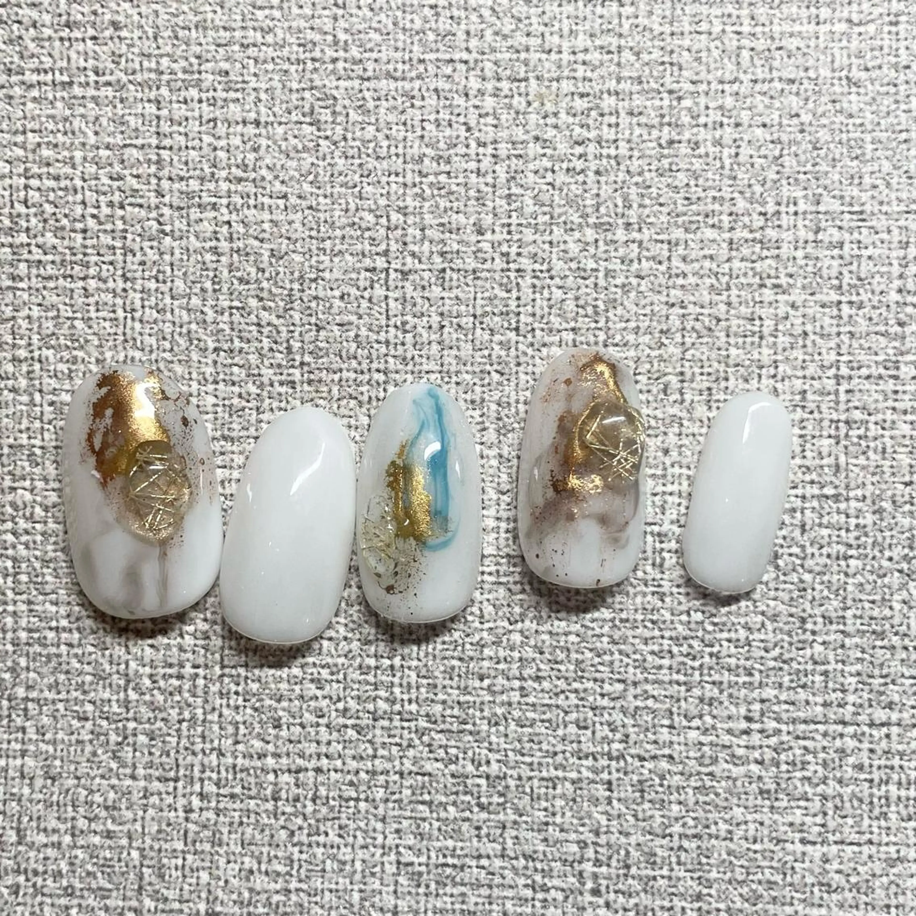 ネイル アートネイル フットネイル ニュアンスネイル 夏ネイル 山田 貴子のネイルデザイン