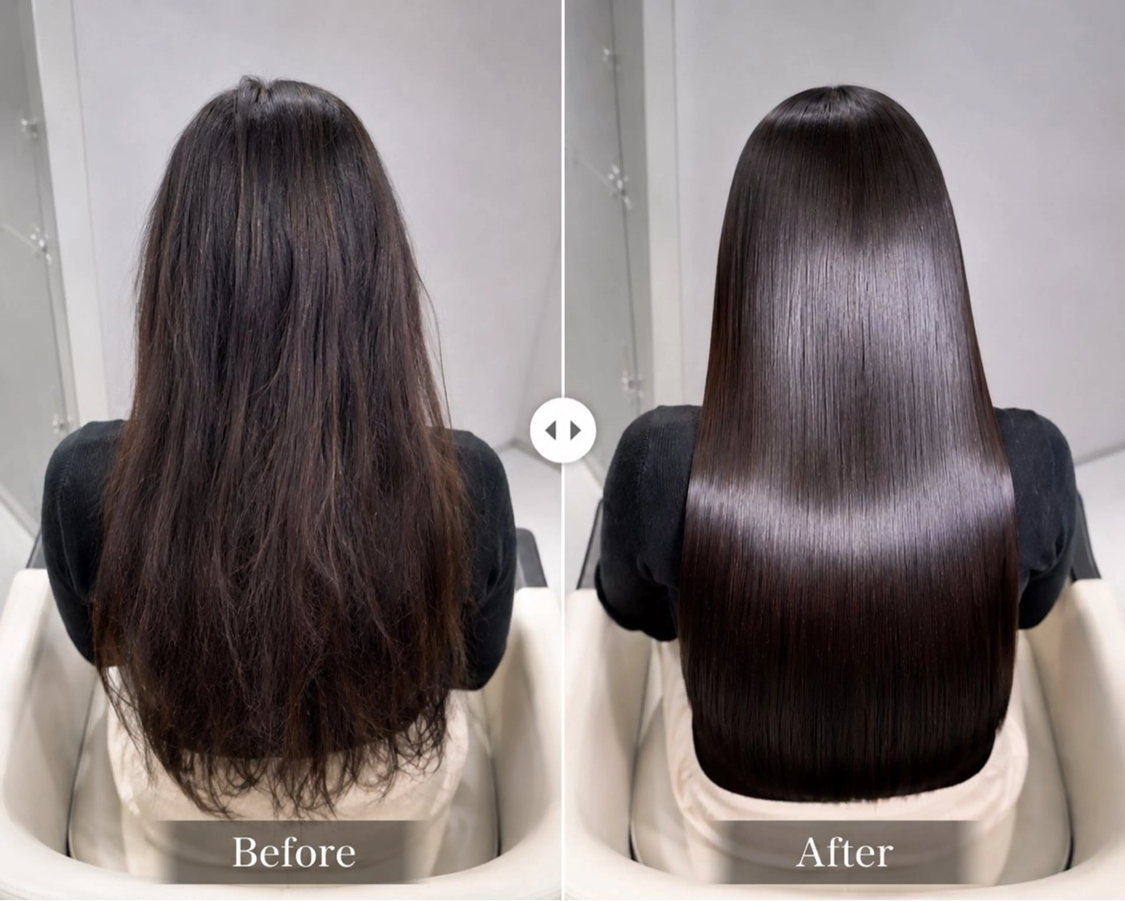 【いままでにない質感へ◎】こだわりの縮毛矯正+オージュア4step TRの写真