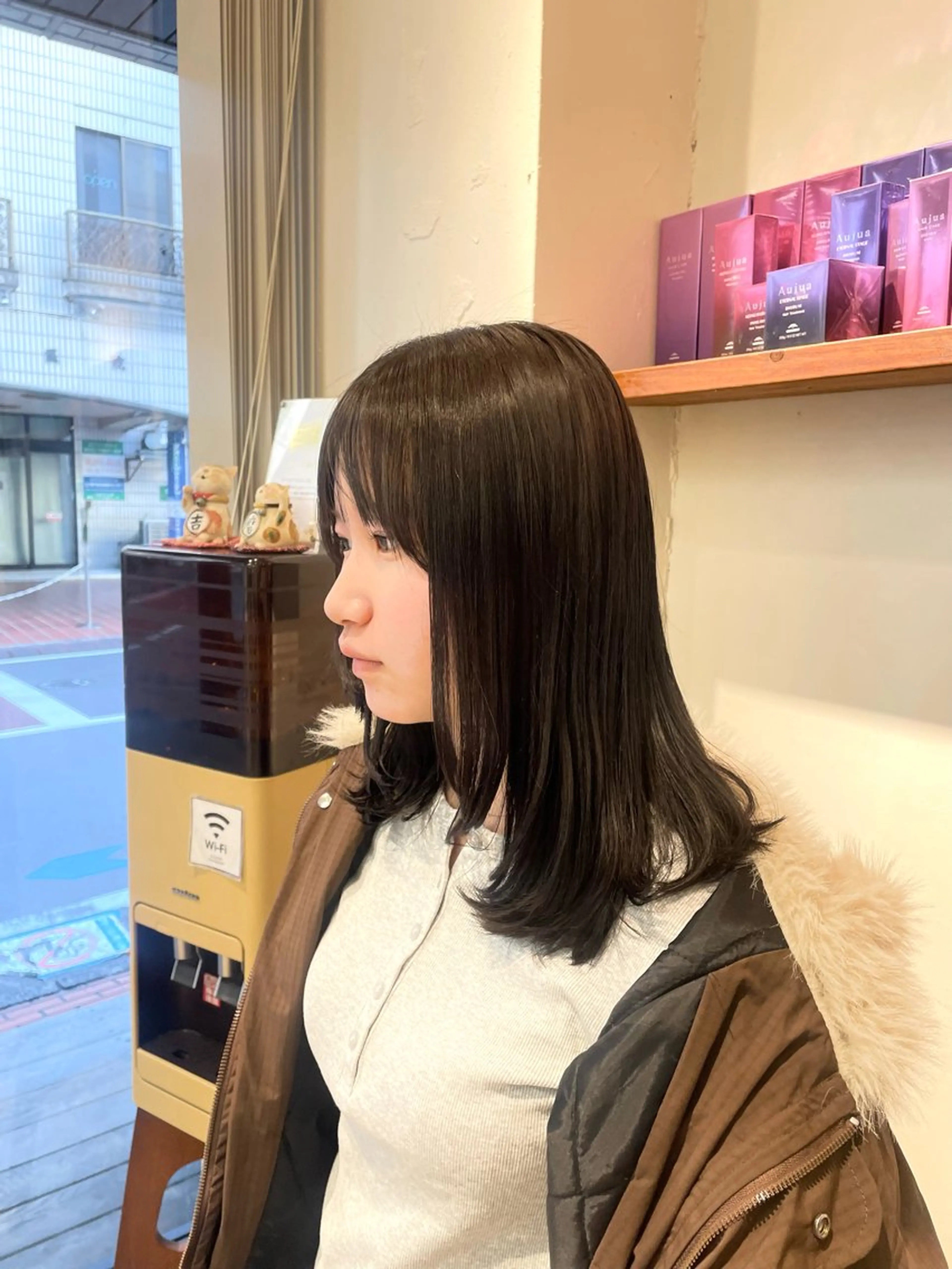 セミロング カラー カット ヘアカラー トリートメント このみ/髪質改善 /ヘアアレンジ🫧のヘアスタイル