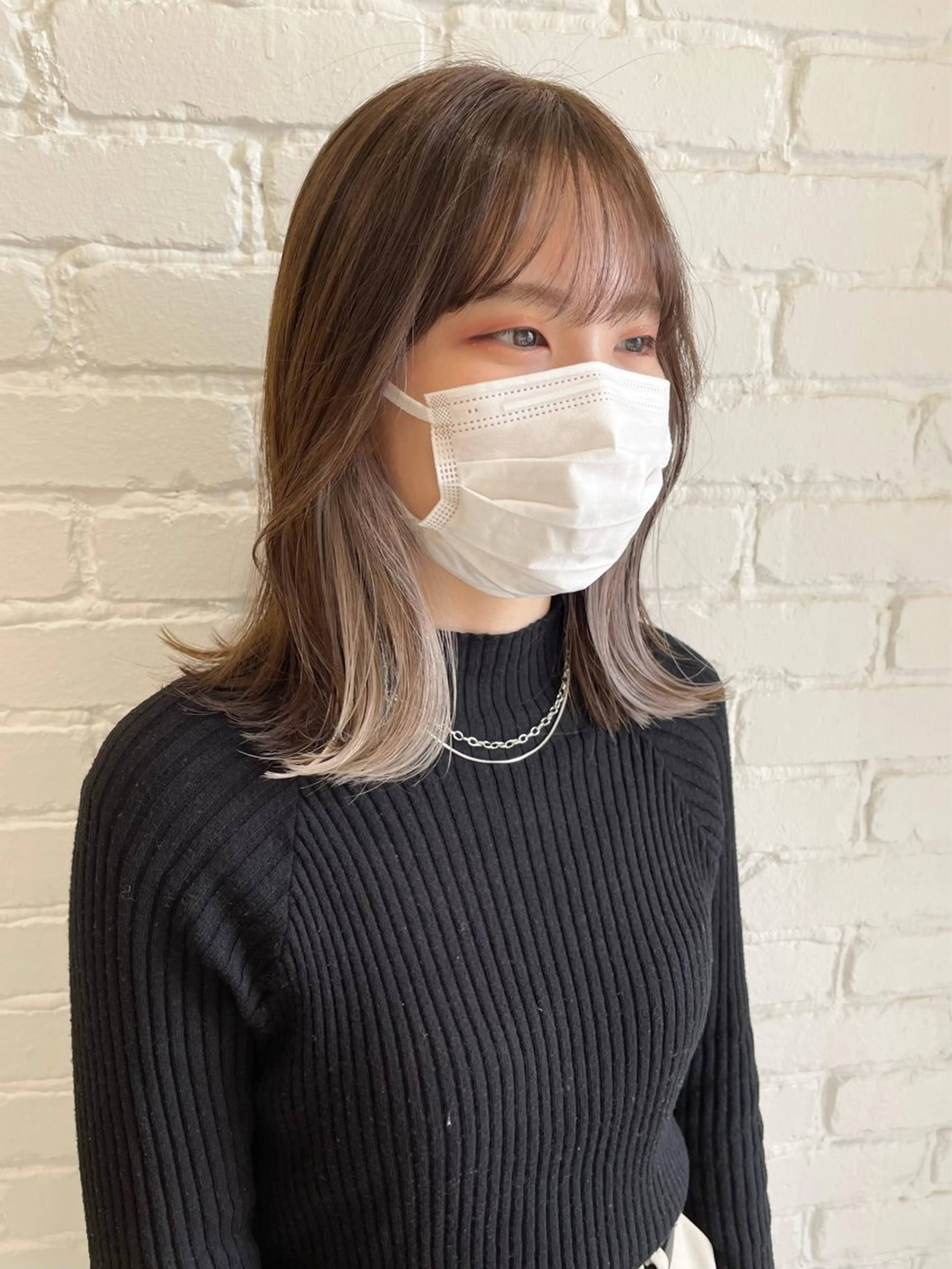 ミディアム 🌿透明感カラー 松本麻里奈🌼のヘアスタイル