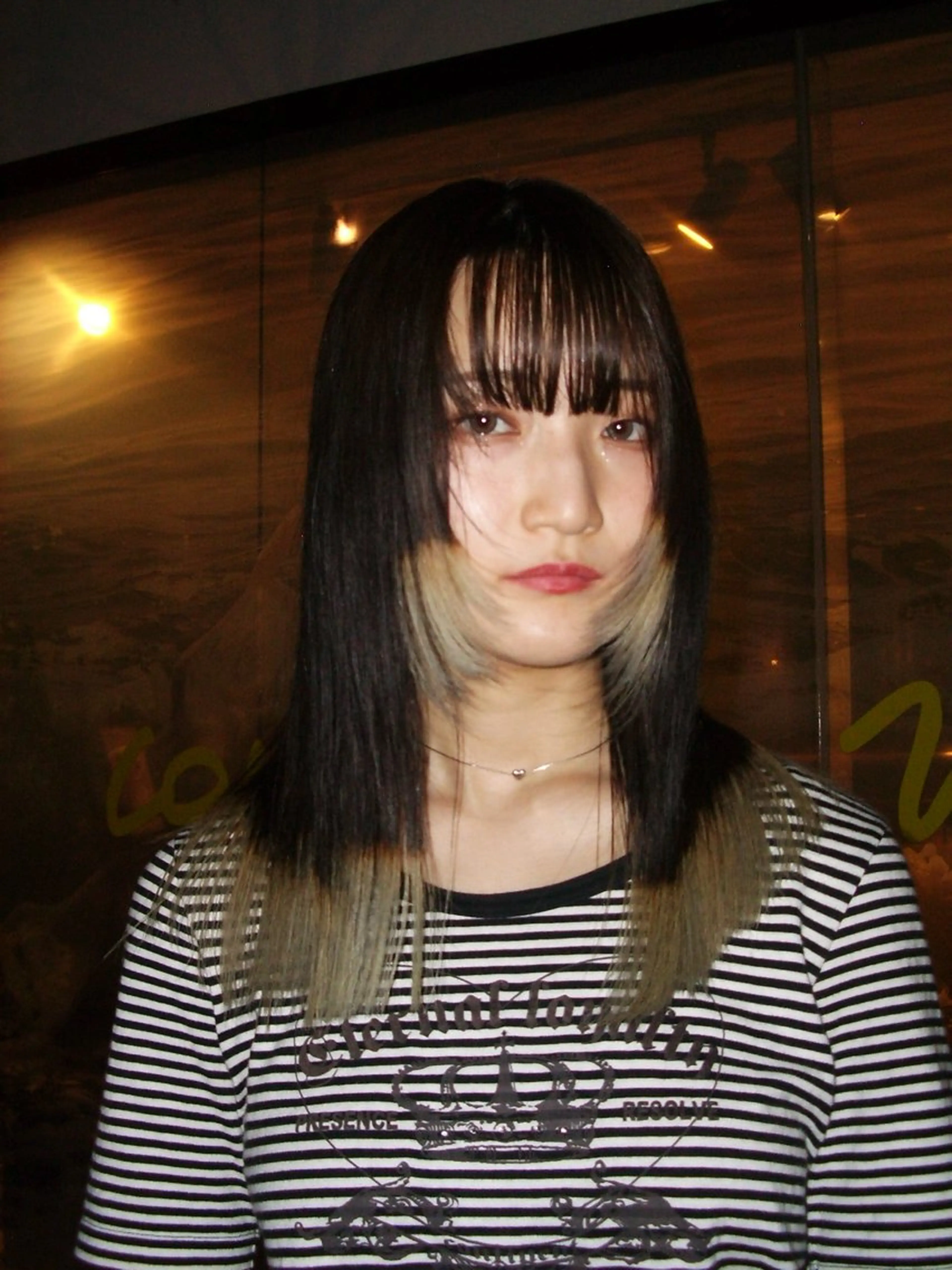 セミロング カラー ヘアアレンジ ヘアカラー トリートメント ヘッドスパ marino マリノのヘアスタイル