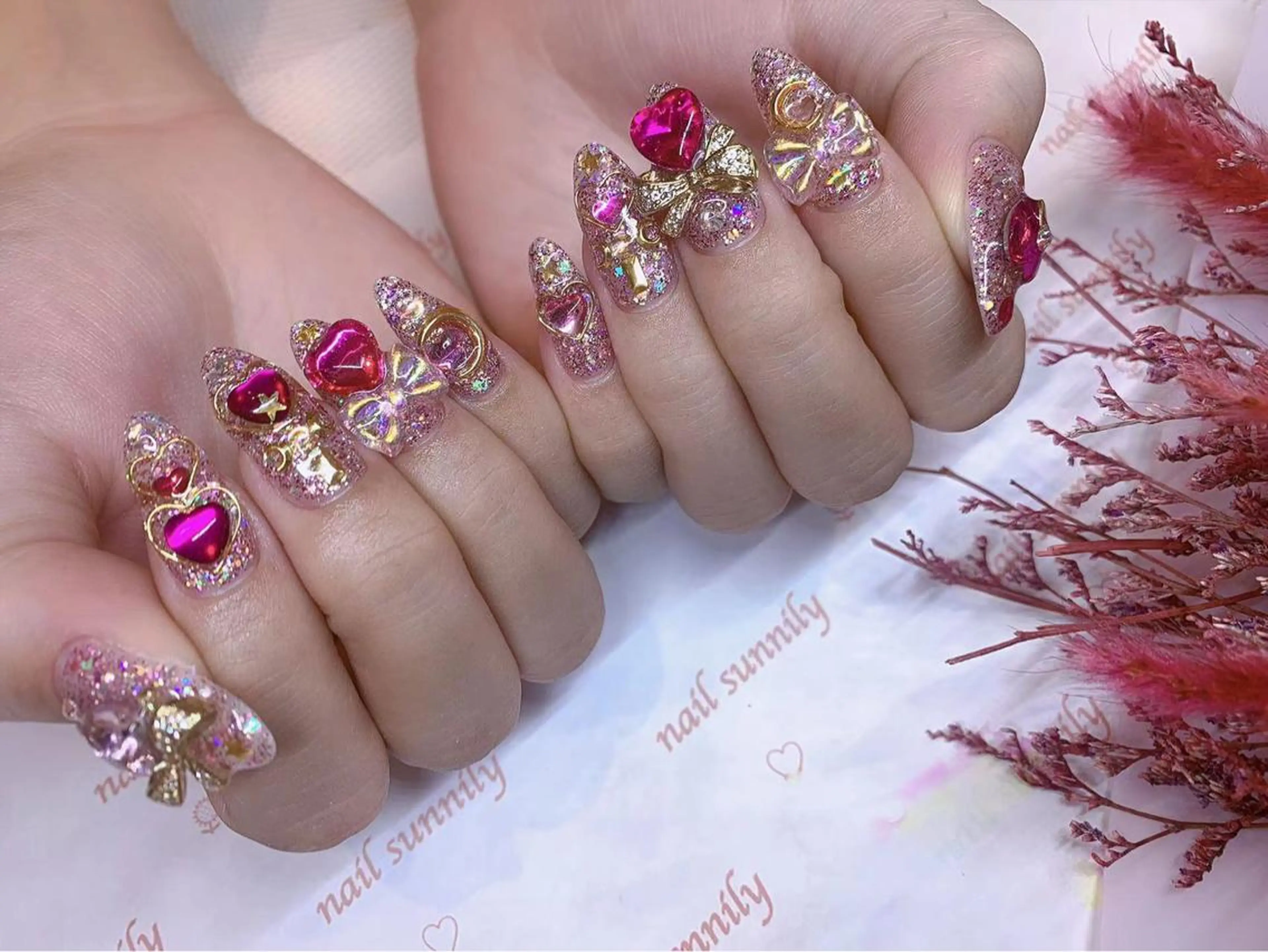 ネイル 長さだし専門店 M2　rikaのネイルデザイン