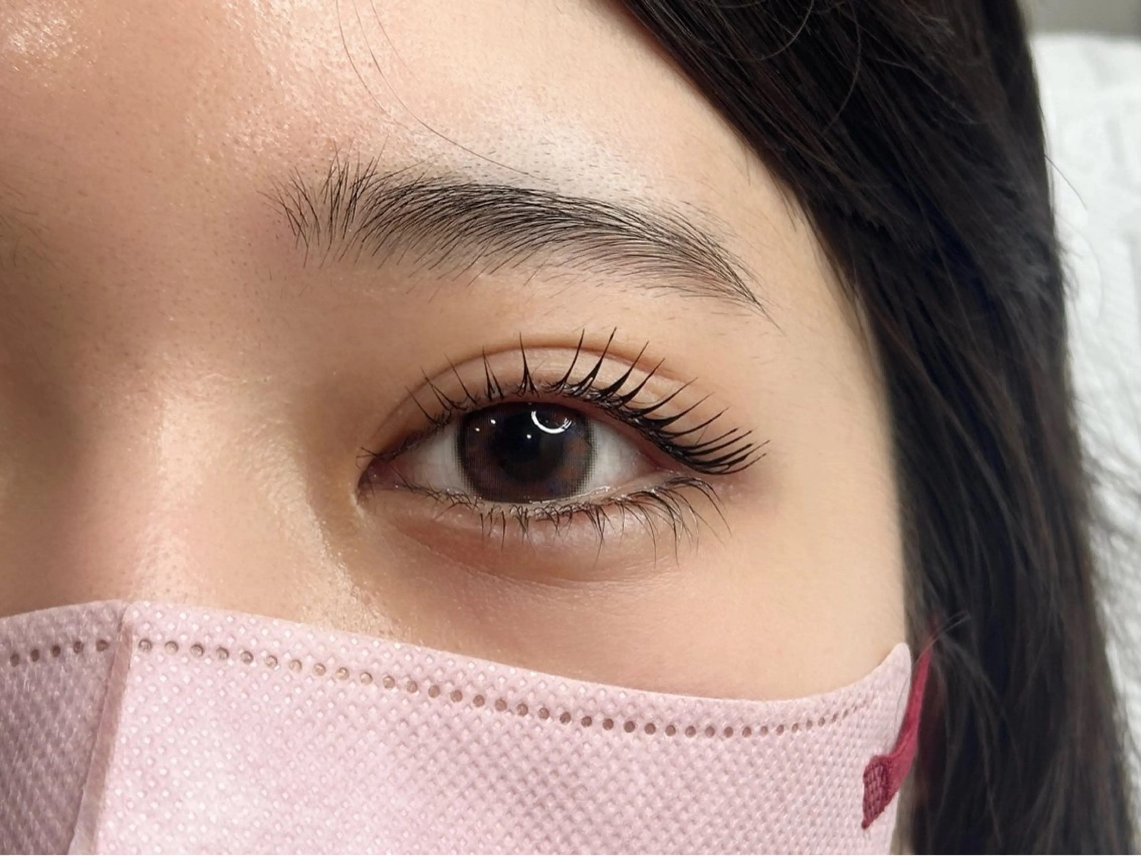 マツエク・マツパ 束感まつ毛 カラーマツエク フラットラッシュ パリジェンヌラッシュリフト まつげパーマ マツパ 🍓 KaNan🍓のマツエク・マツパデザイン
