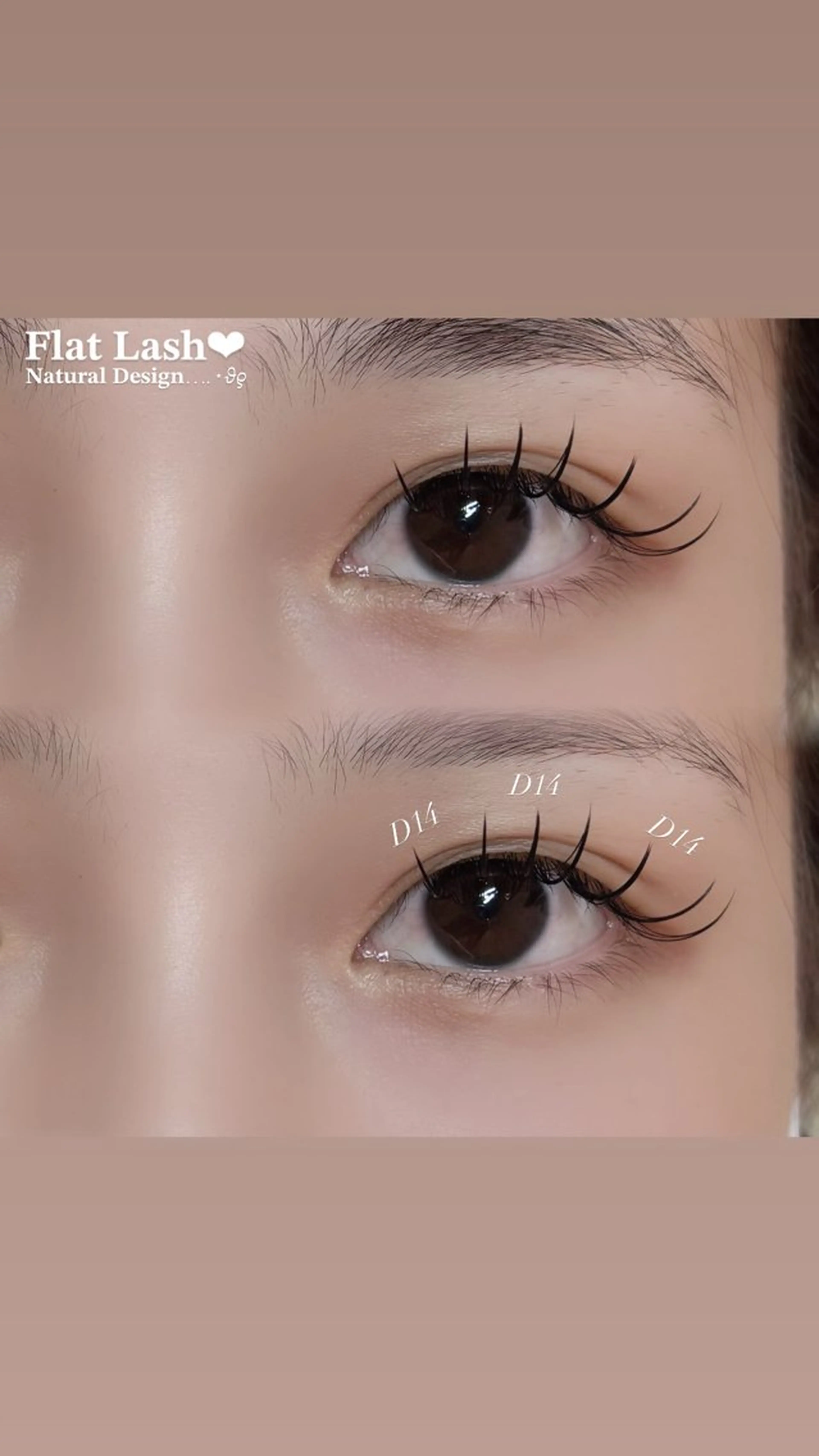 マツエク・マツパ Dカール ナチュラル YUZUKI .⋆𝜗𝜚のマツエク・マツパデザイン