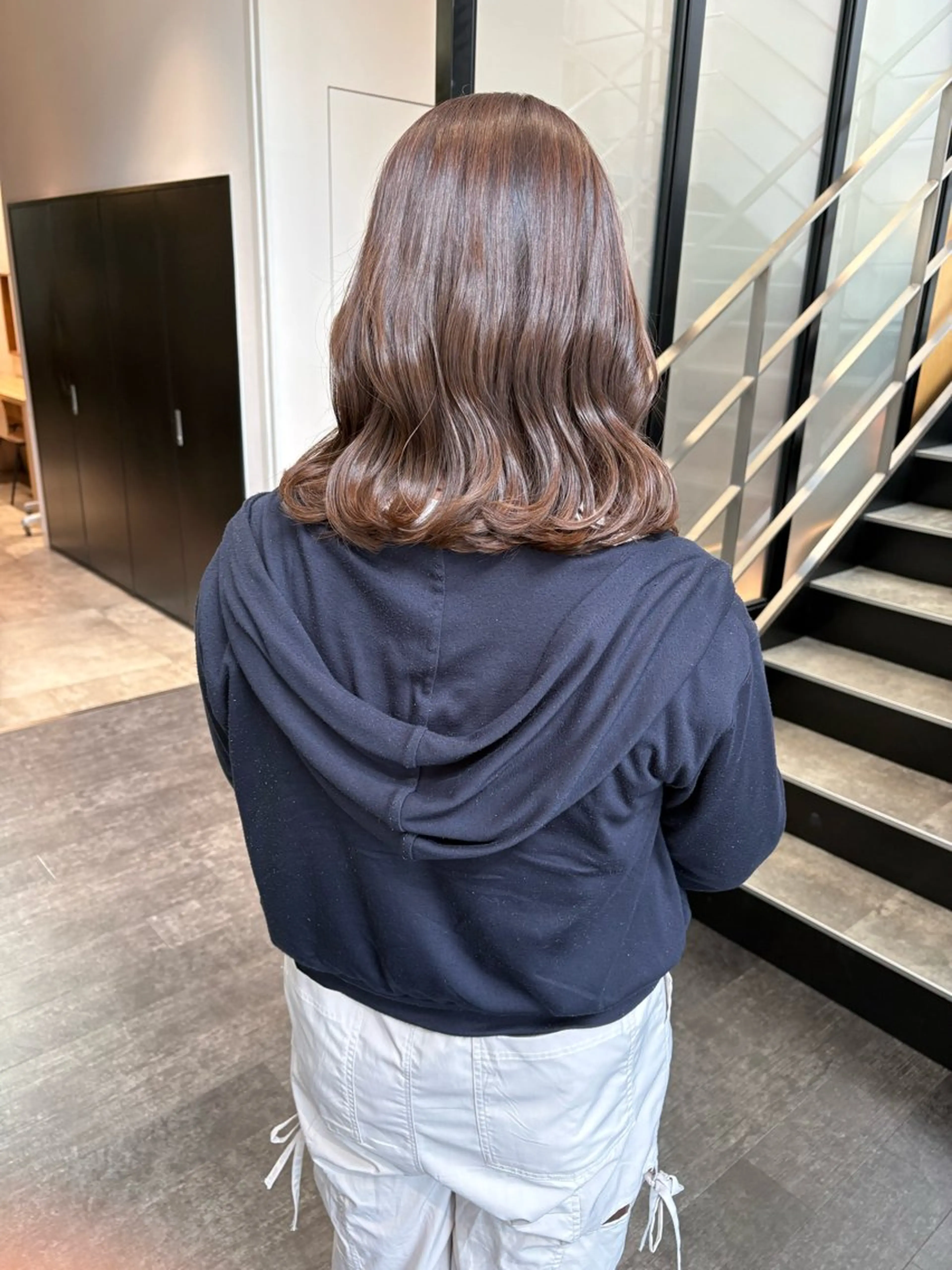 ミディアム カラー カット ヘアカラー mao | 柔らか艶カラー🫧のヘアスタイル