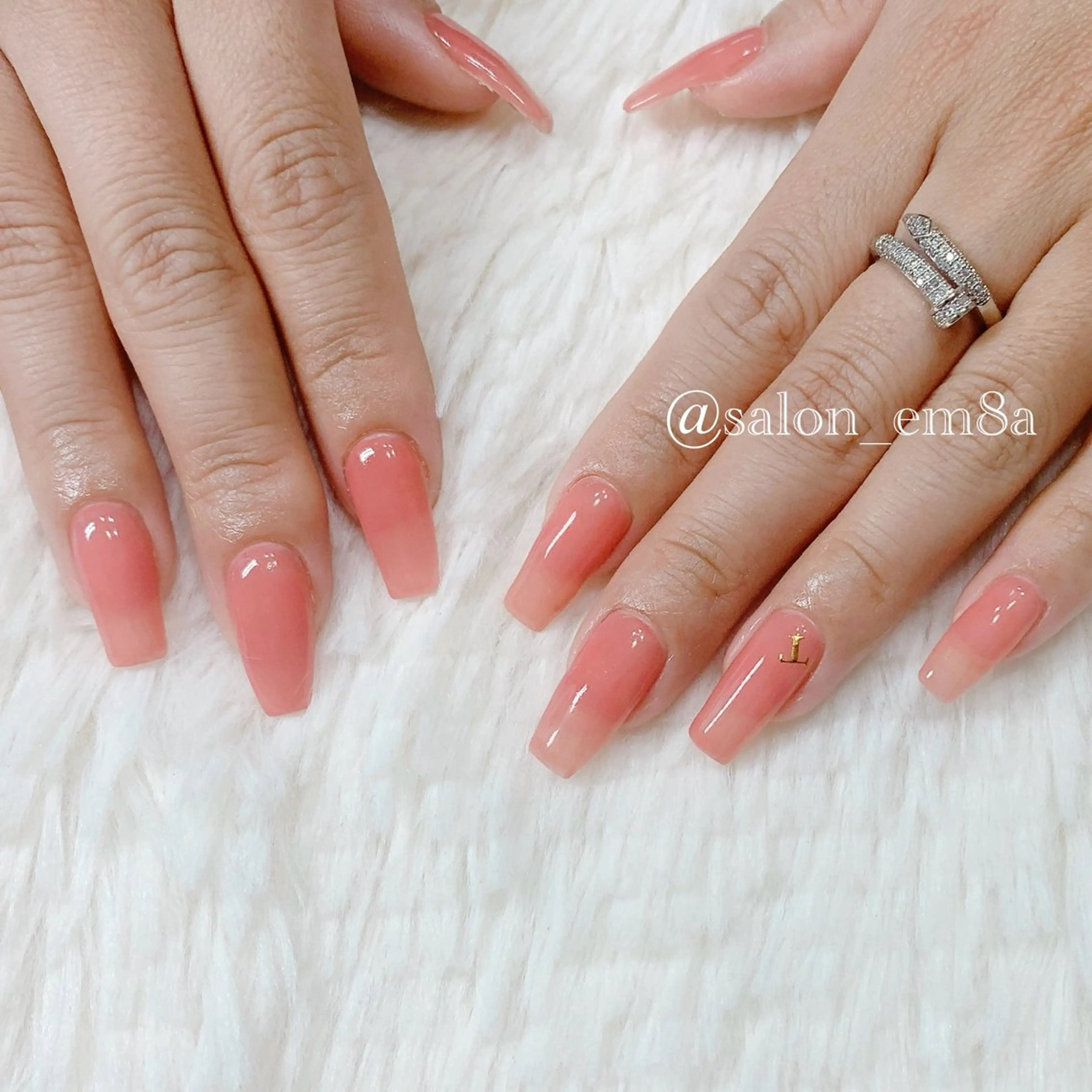 ネイル 春ネイル ハンドネイル salon EM&A emiのネイルデザイン