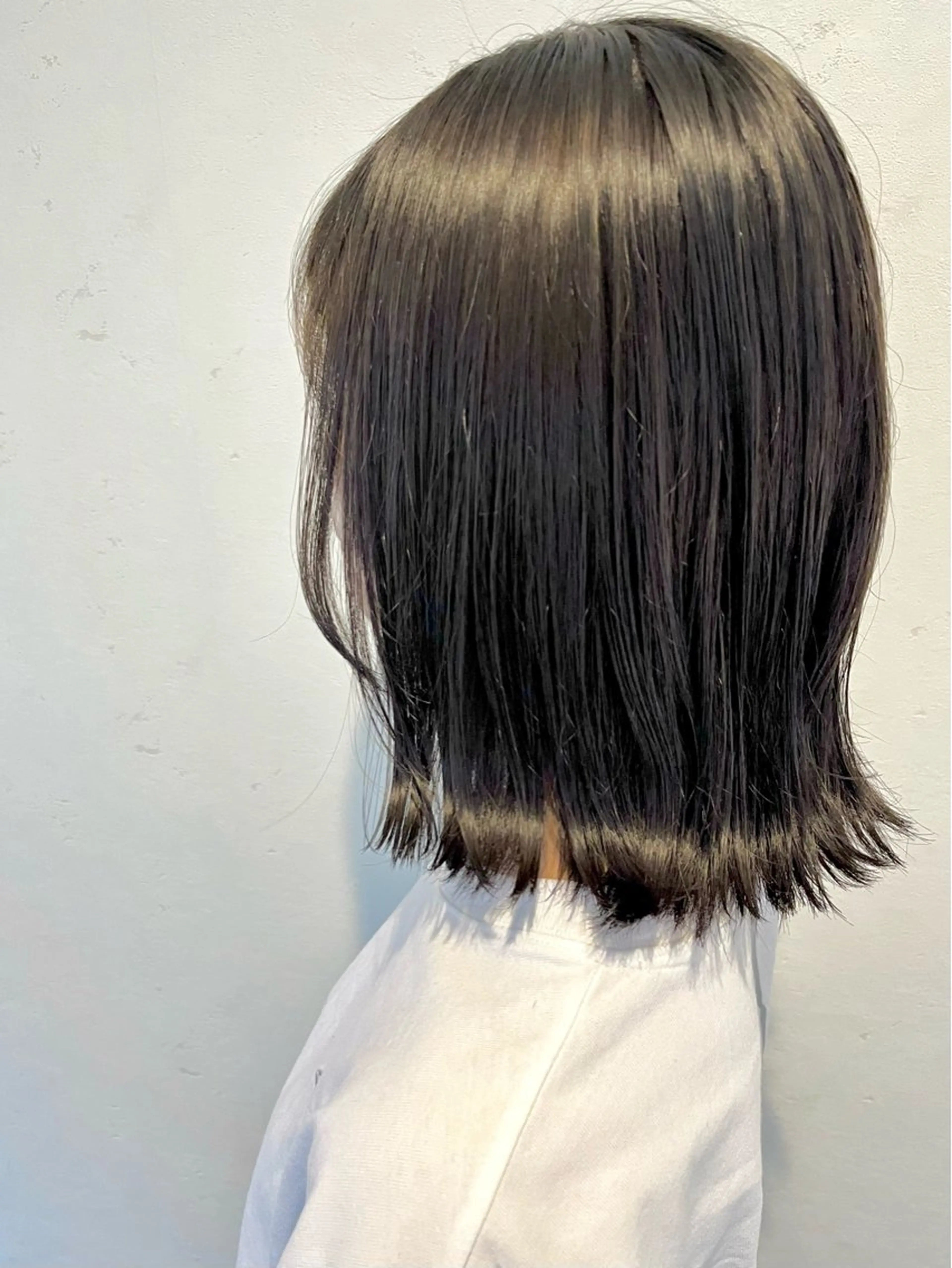 ミディアム カラー 伊藤 さやかのヘアスタイル