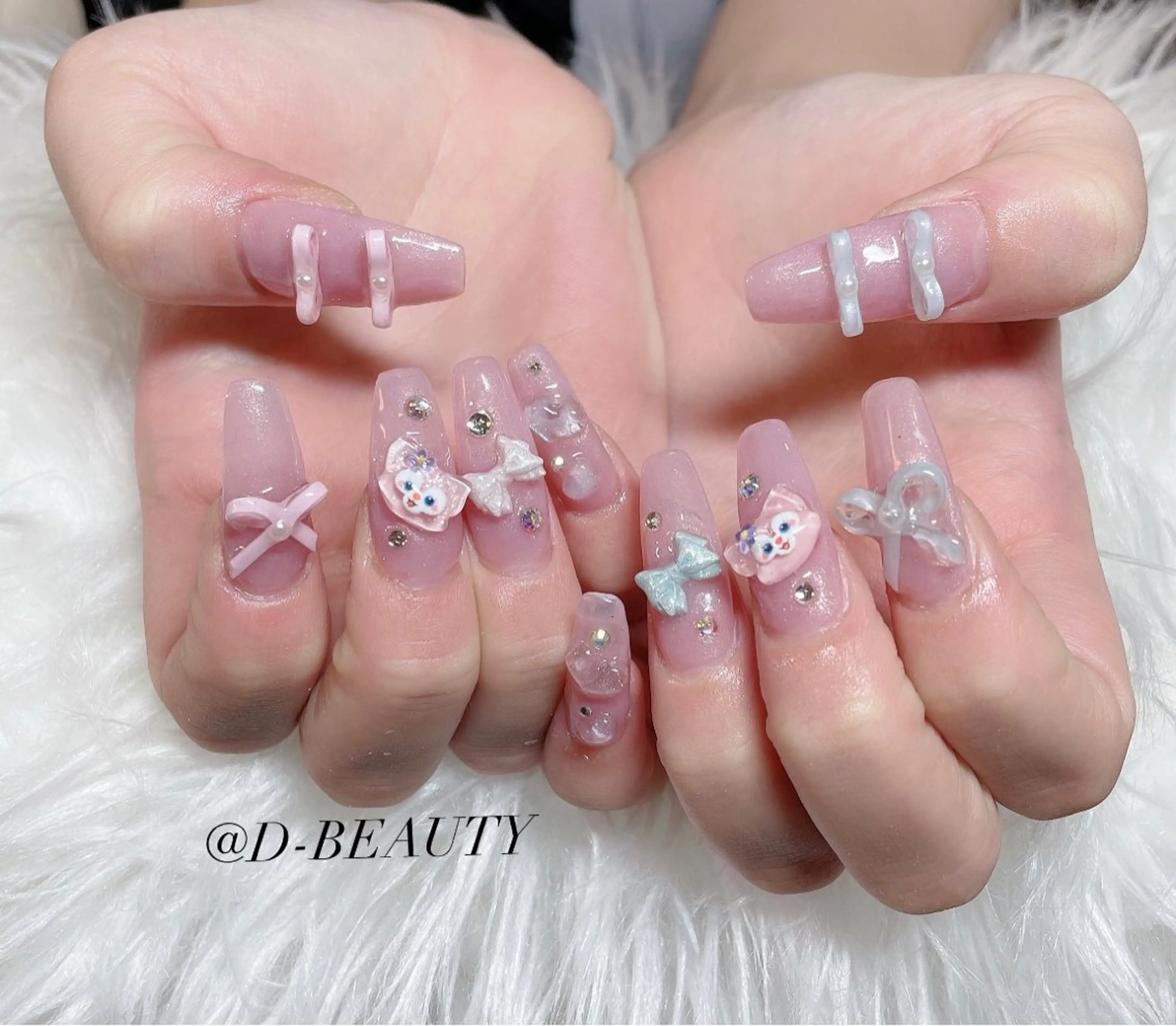 当月限定メニュー💕自爪10本、指定パーツ、シ-ルつけ、のせ放題の写真