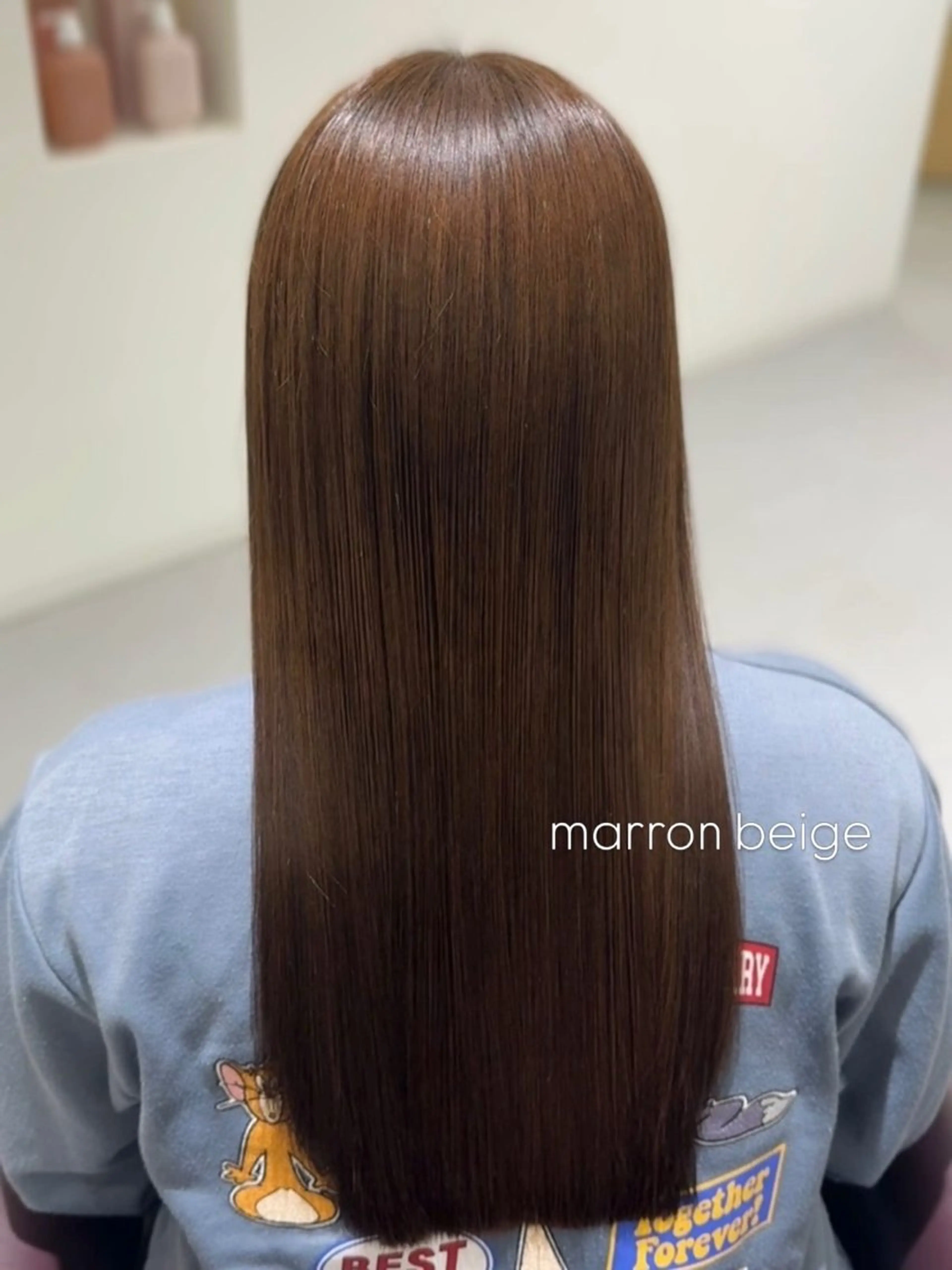 ロング カット ヘアカラー トリートメント ️🫧透明感カラー& 髪質改善🎀いさきのヘアスタイル