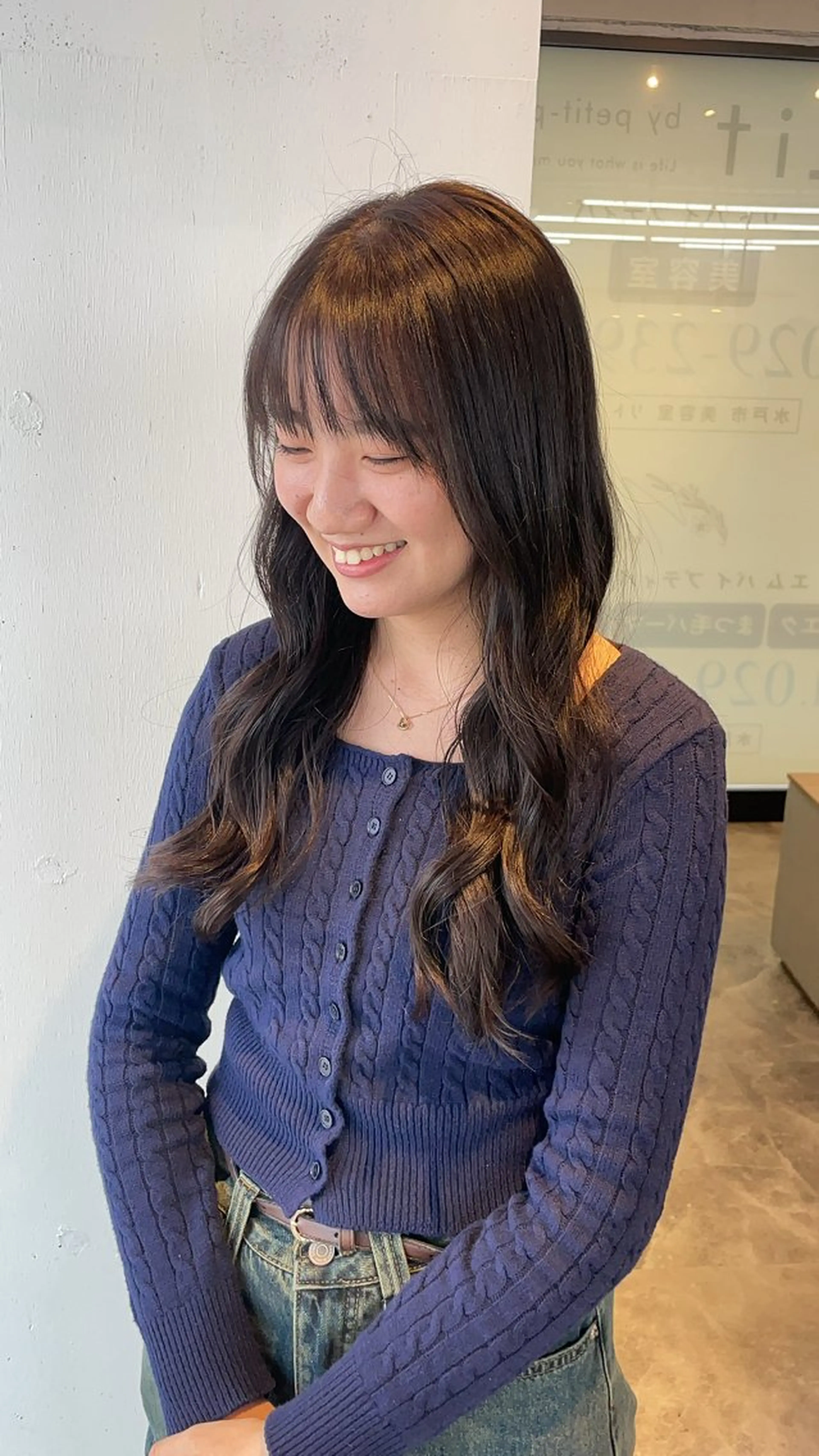 ロング カラー イヤリングカラー特化 🎀於曽能実夢のヘアスタイル