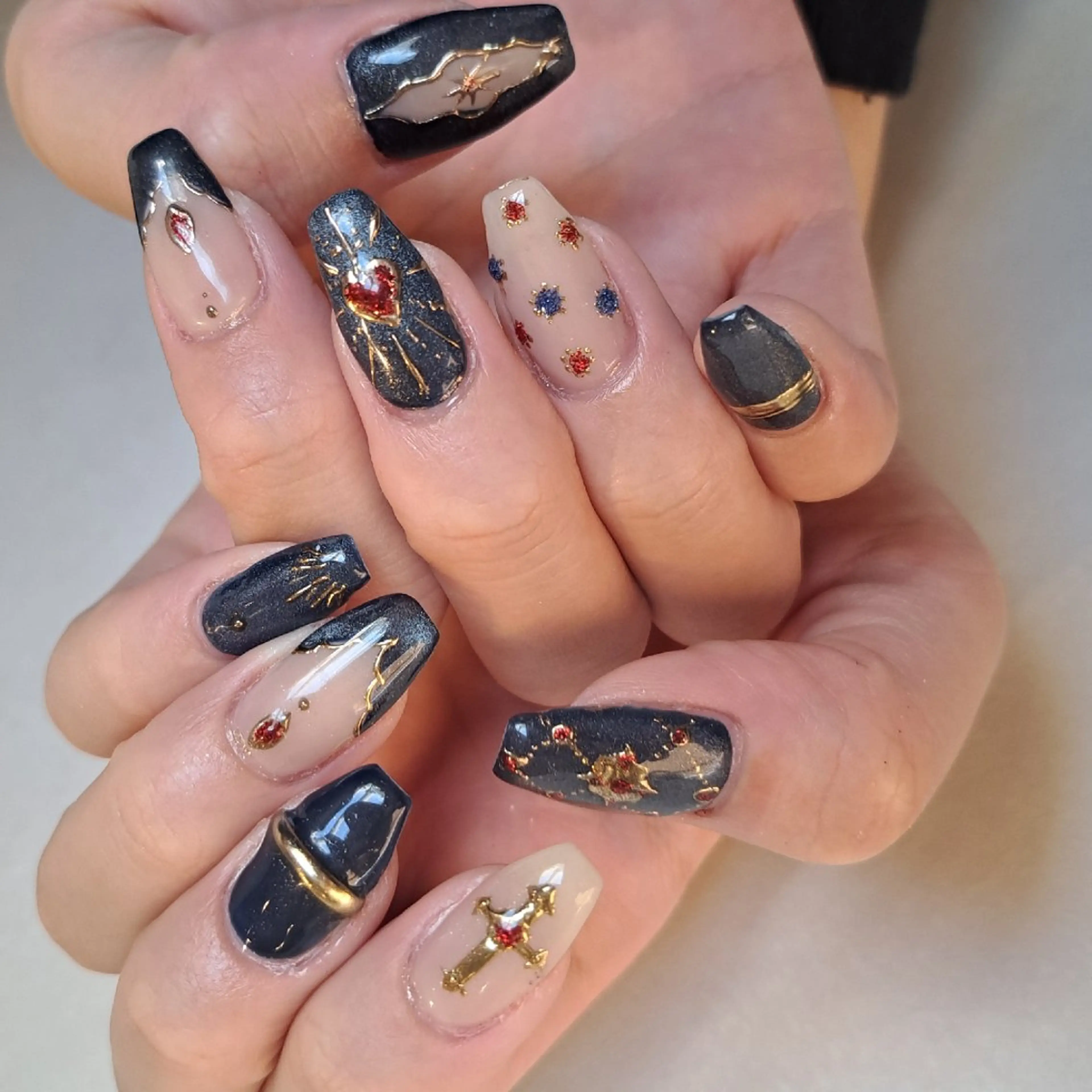 ネイル アートネイル ジェルネイル ミラーネイル 持ち込み Nail mood デザイン持ち込みokのネイルデザイン