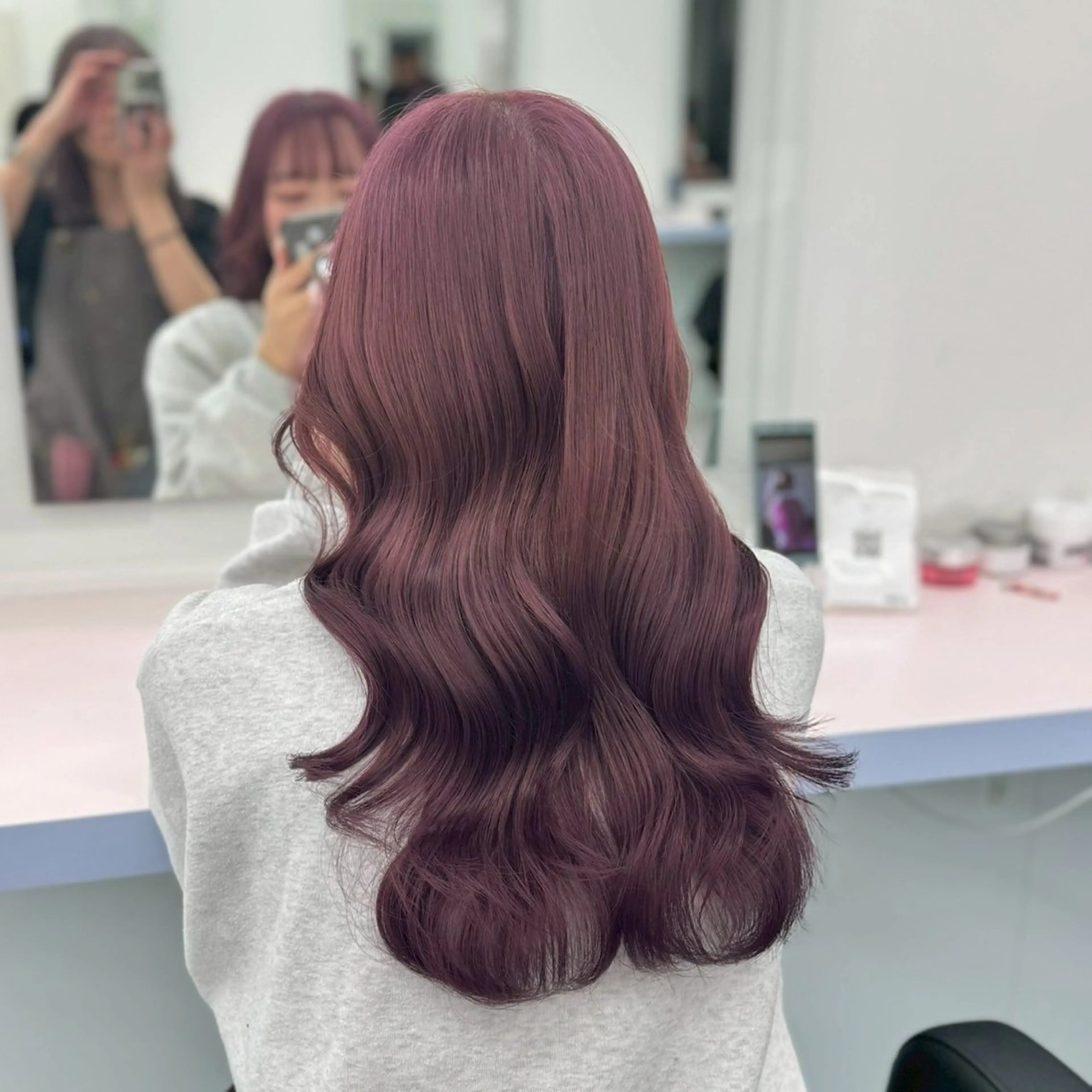 ミディアム カラー 💗透明感モテヘア 💗SAYA💗のヘアスタイル