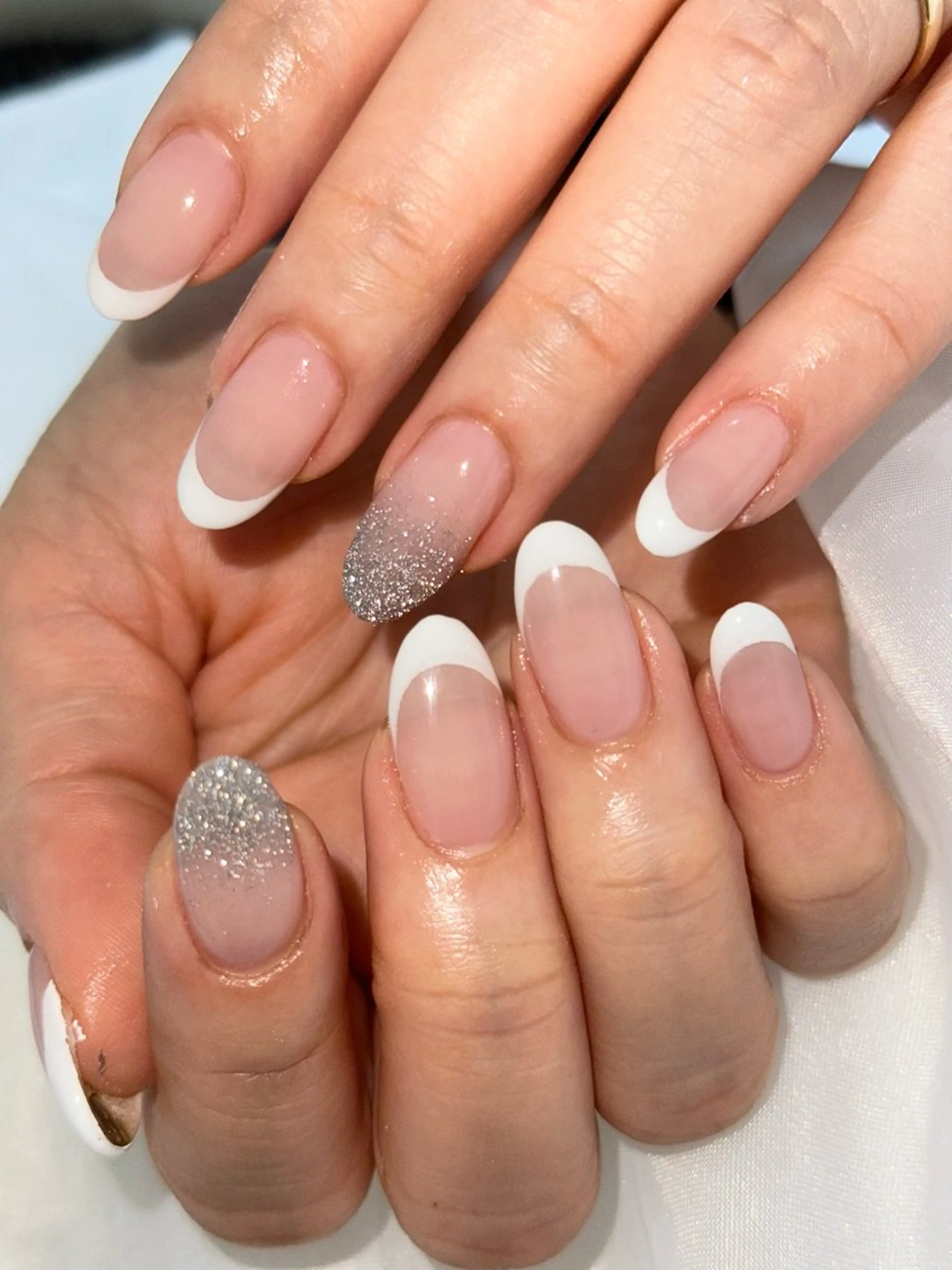 ネイル フラッシュネイル フレンチネイル bibiwoo Ayakoのネイルデザイン