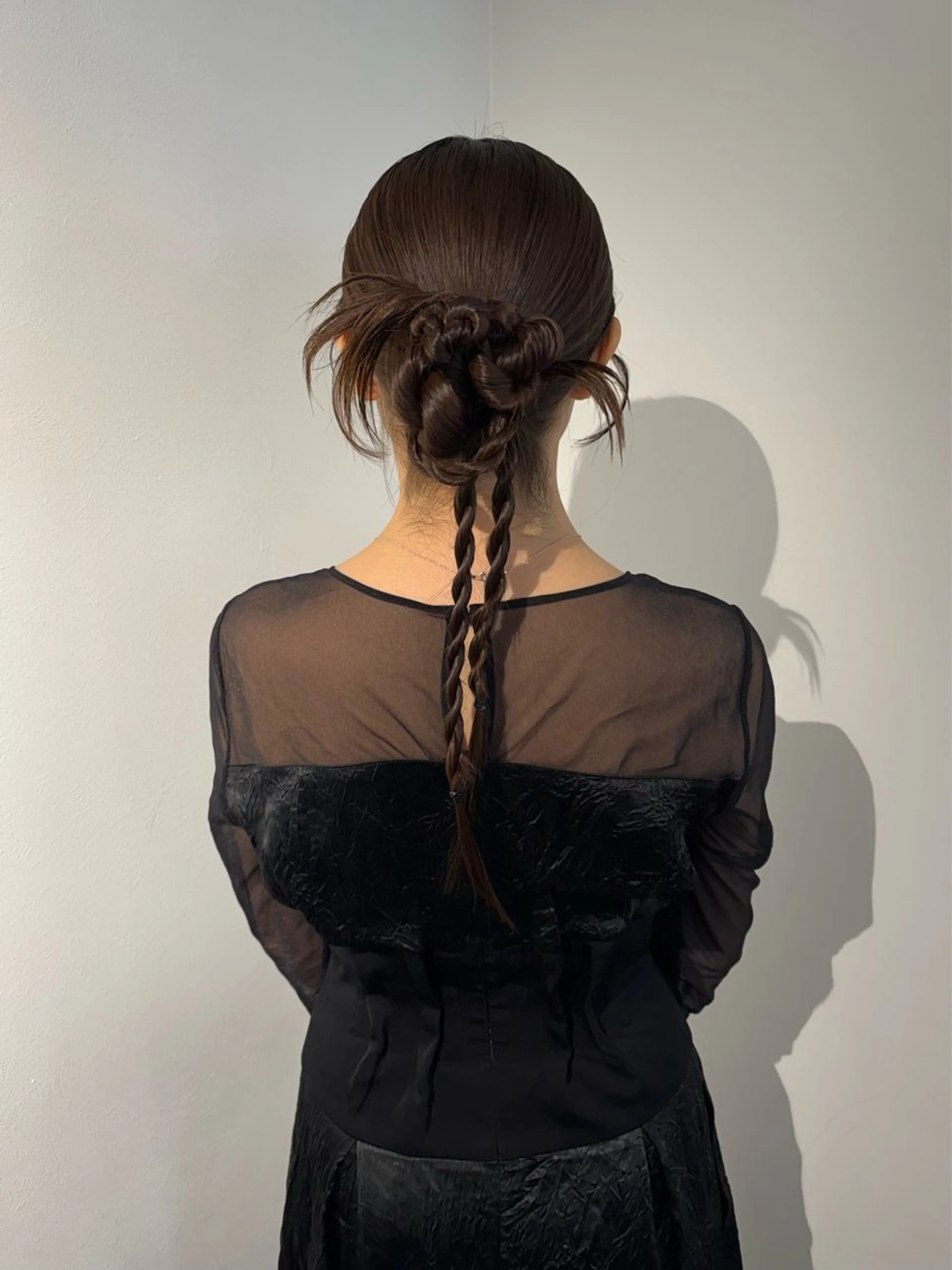 ロング カラー ヘアアレンジ ヘアセット mina 🌷のヘアスタイル