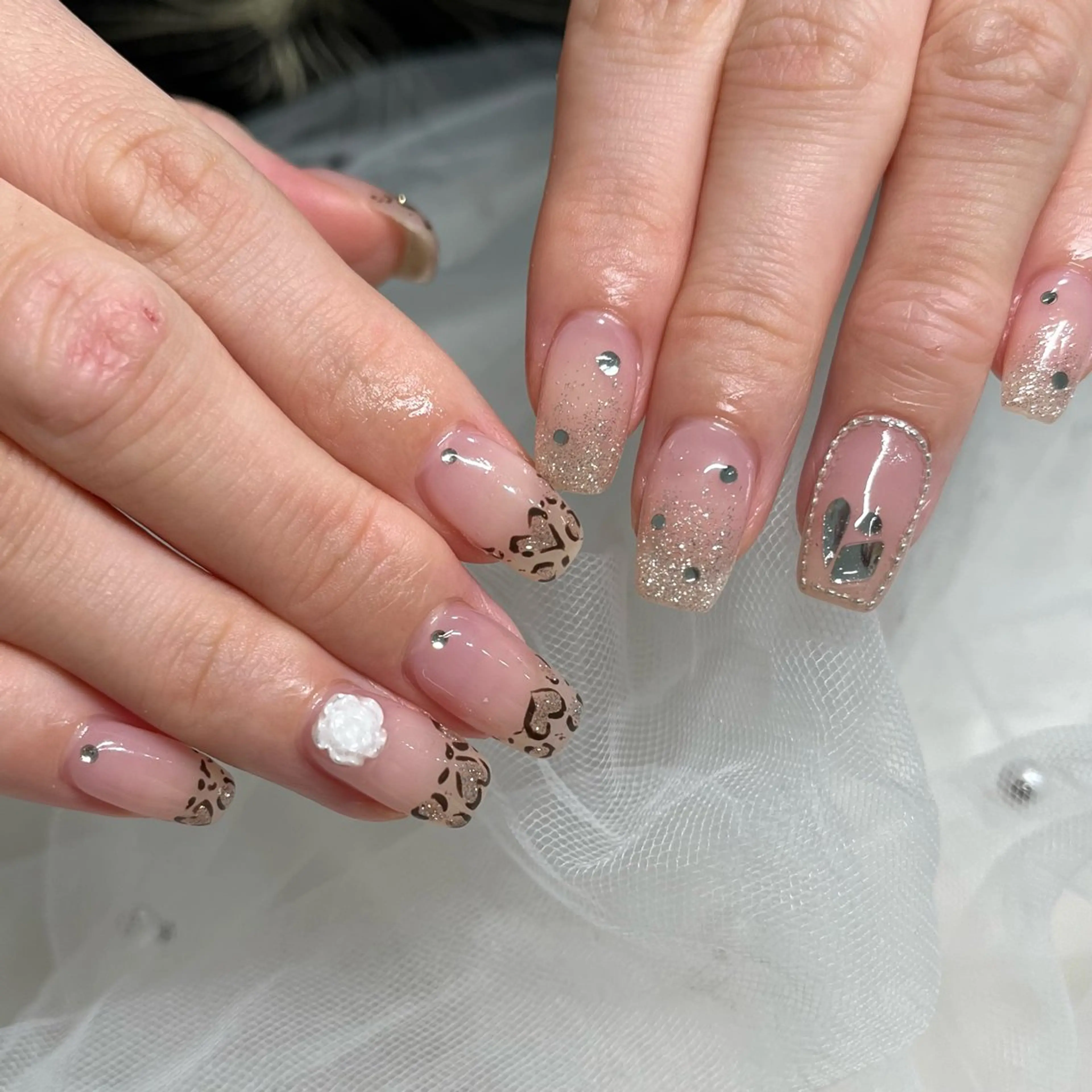 ネイル ハンドネイル joie ange rinna上本町のネイルデザイン