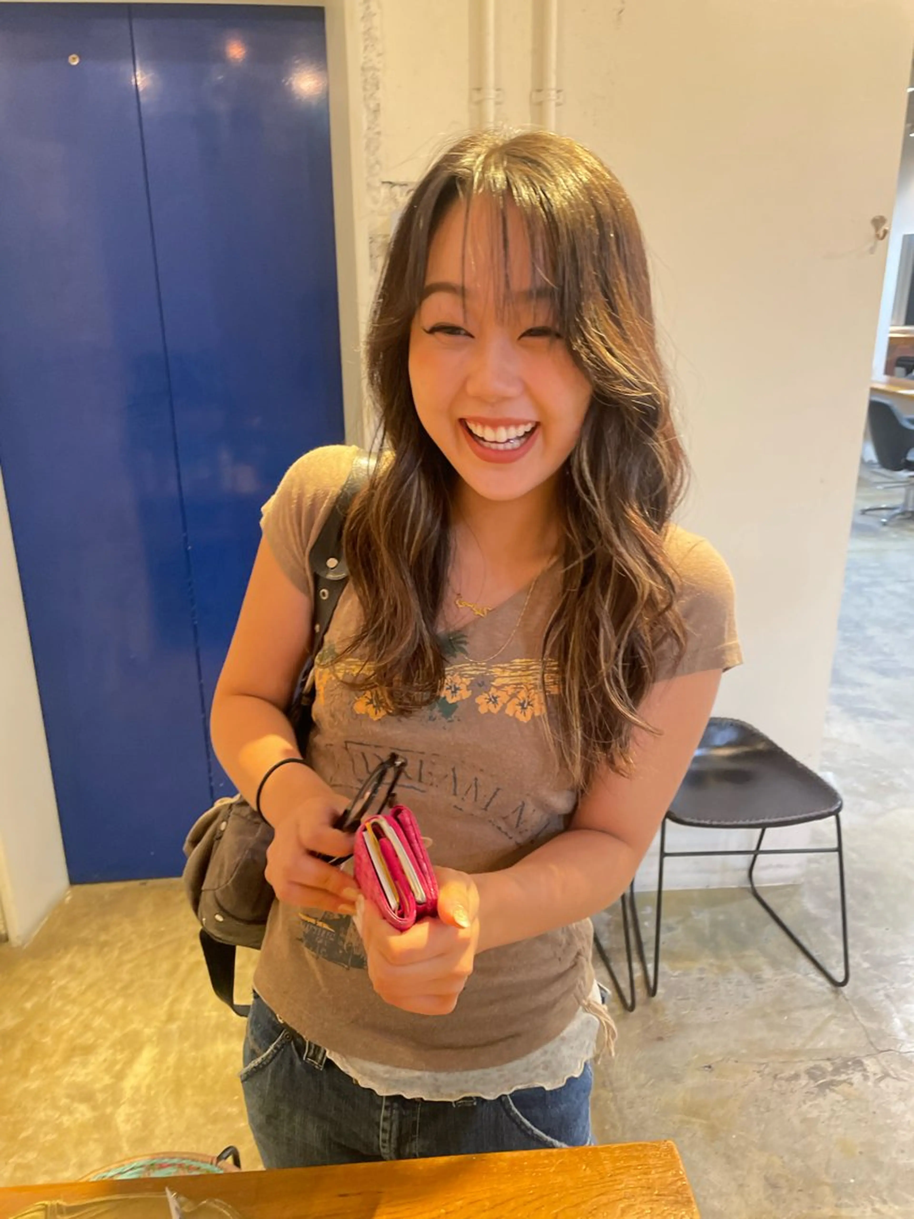 セミロング カラー 韓国ヘア/wカラー レイヤー/RIN🎀のヘアスタイル