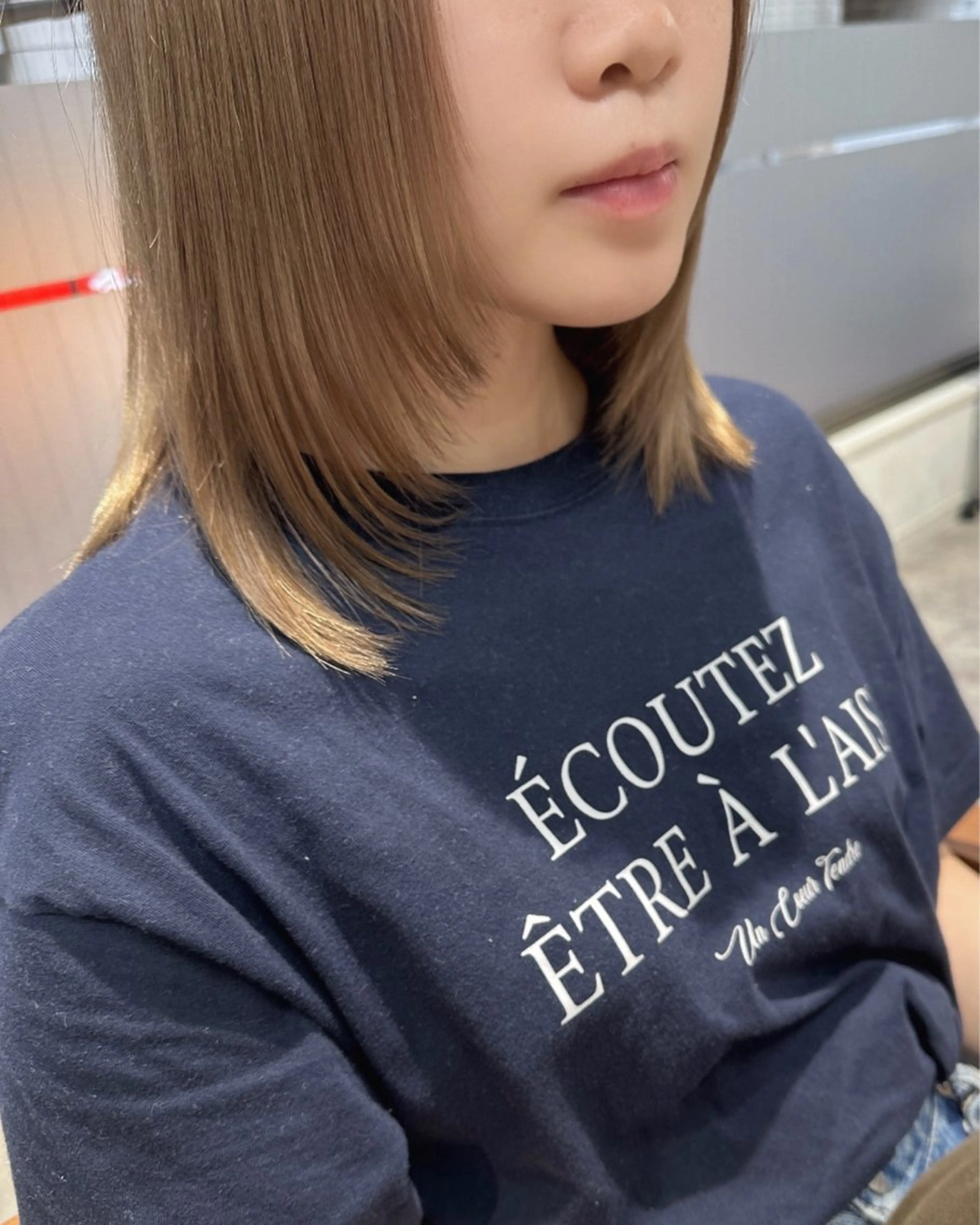 ミディアム カラー ヘアカラー 唐澤 千尋のヘアスタイル