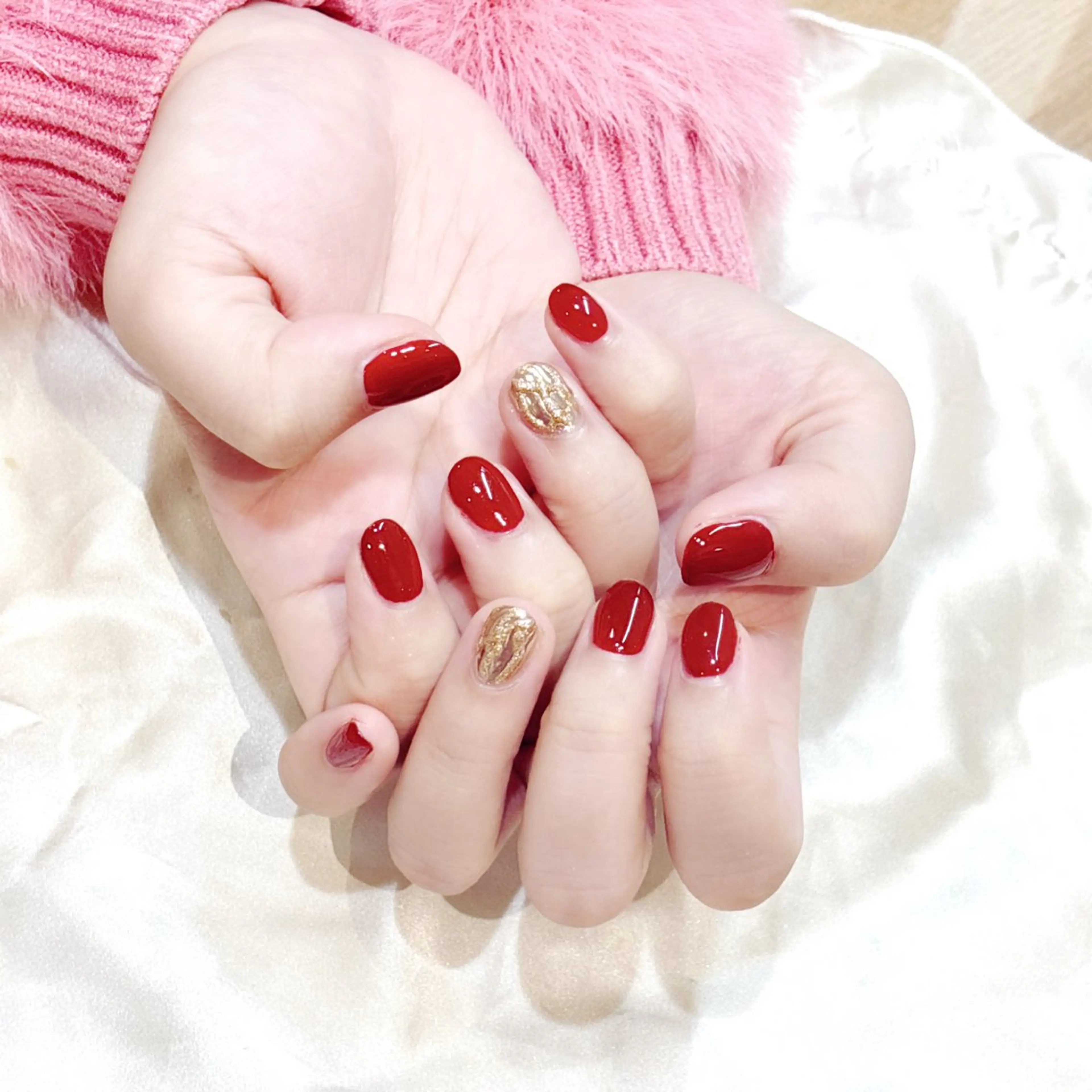 ネイル 🫧いお/透明感艶 カラー/縮毛矯正🫧のヘアスタイル