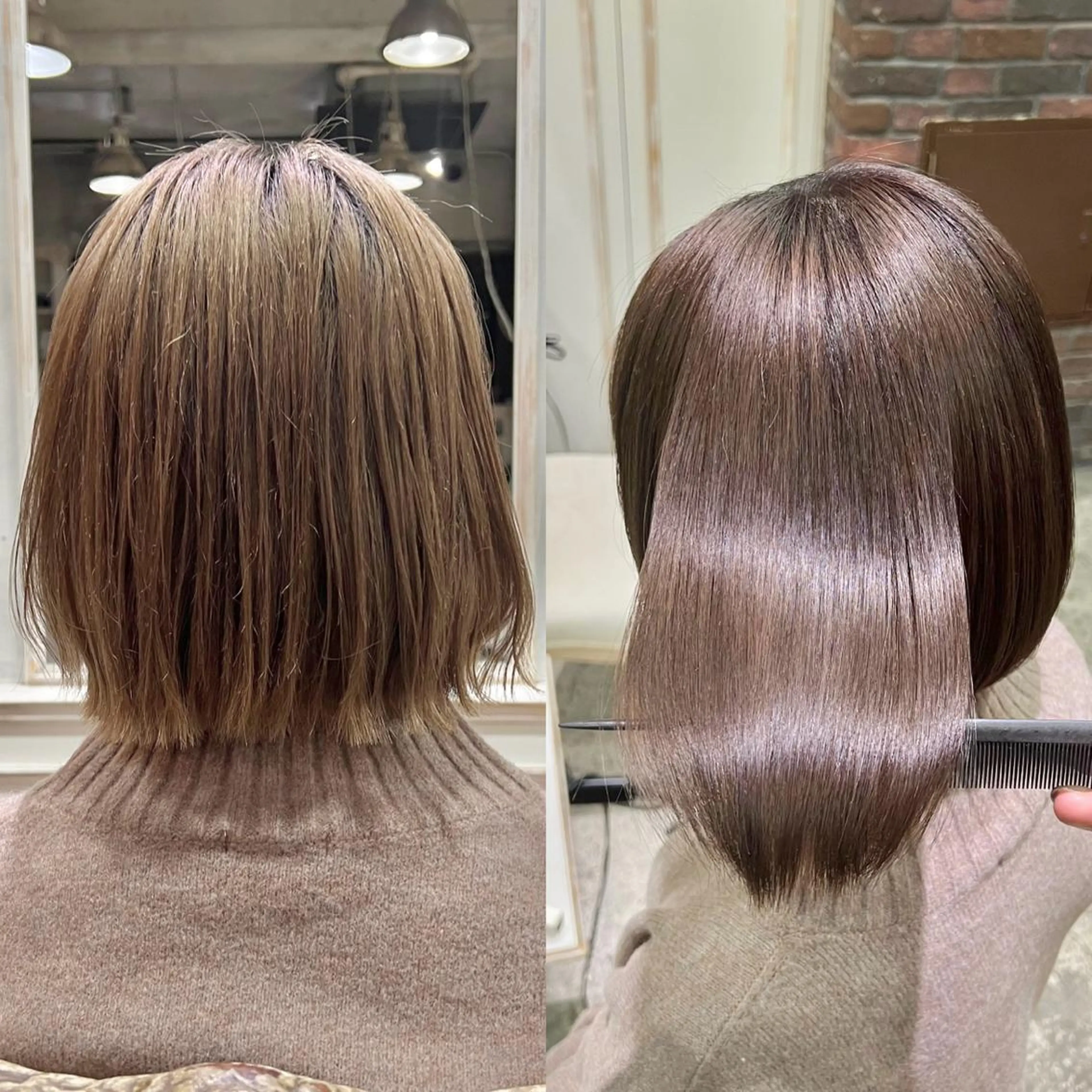 ミディアム カラー Siesta所属・髪質改善/縮毛矯正/ トリートメント/庭田のヘアスタイル